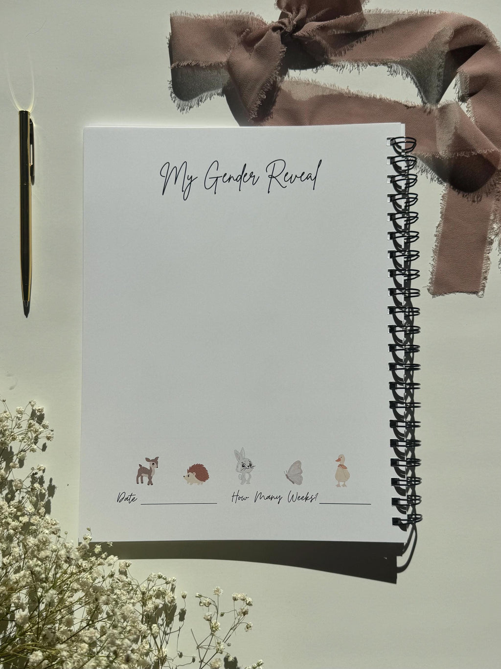 Nursery Animals - Pregnancy Journal