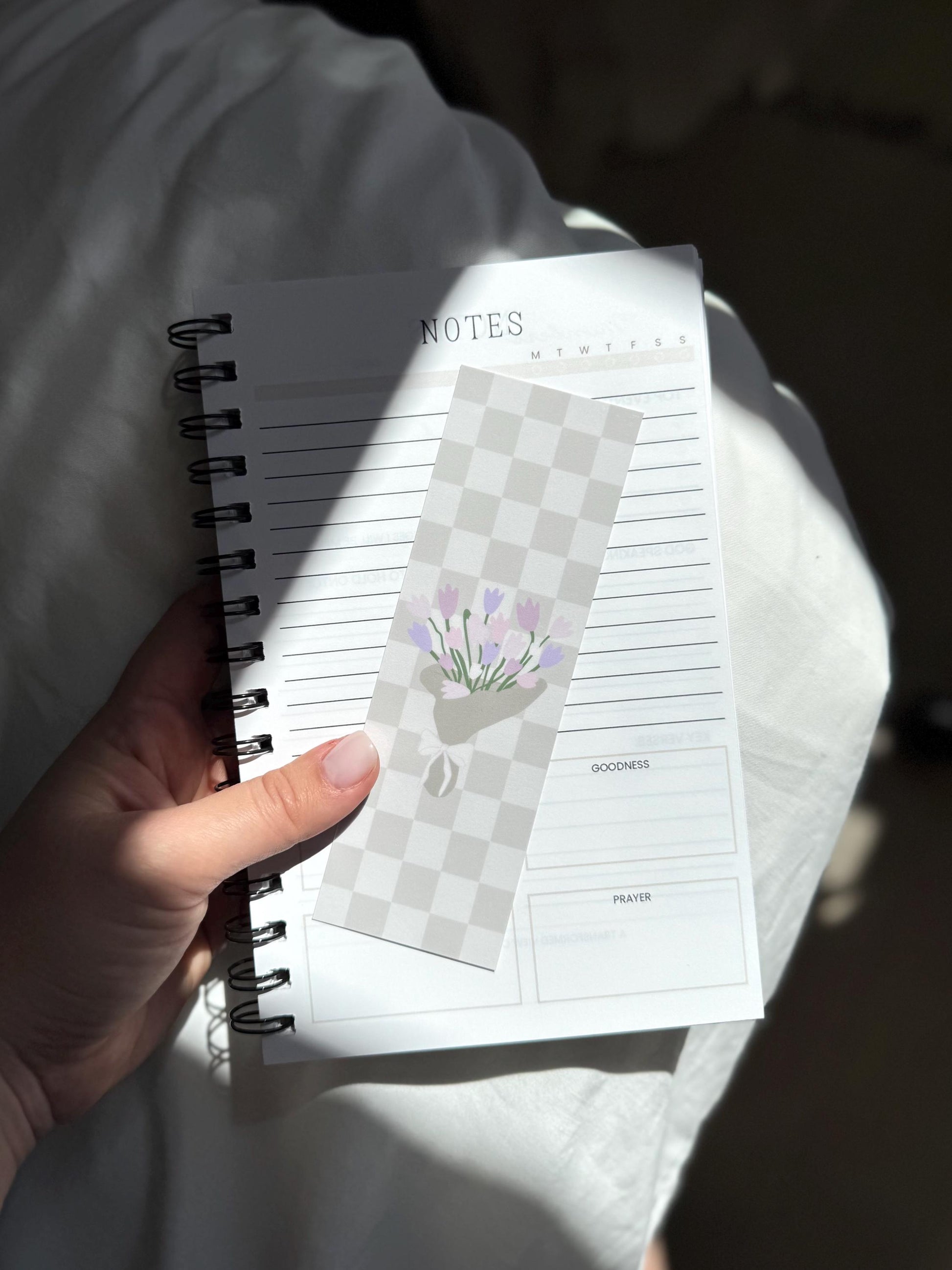 Checkered Tulip Bookmark