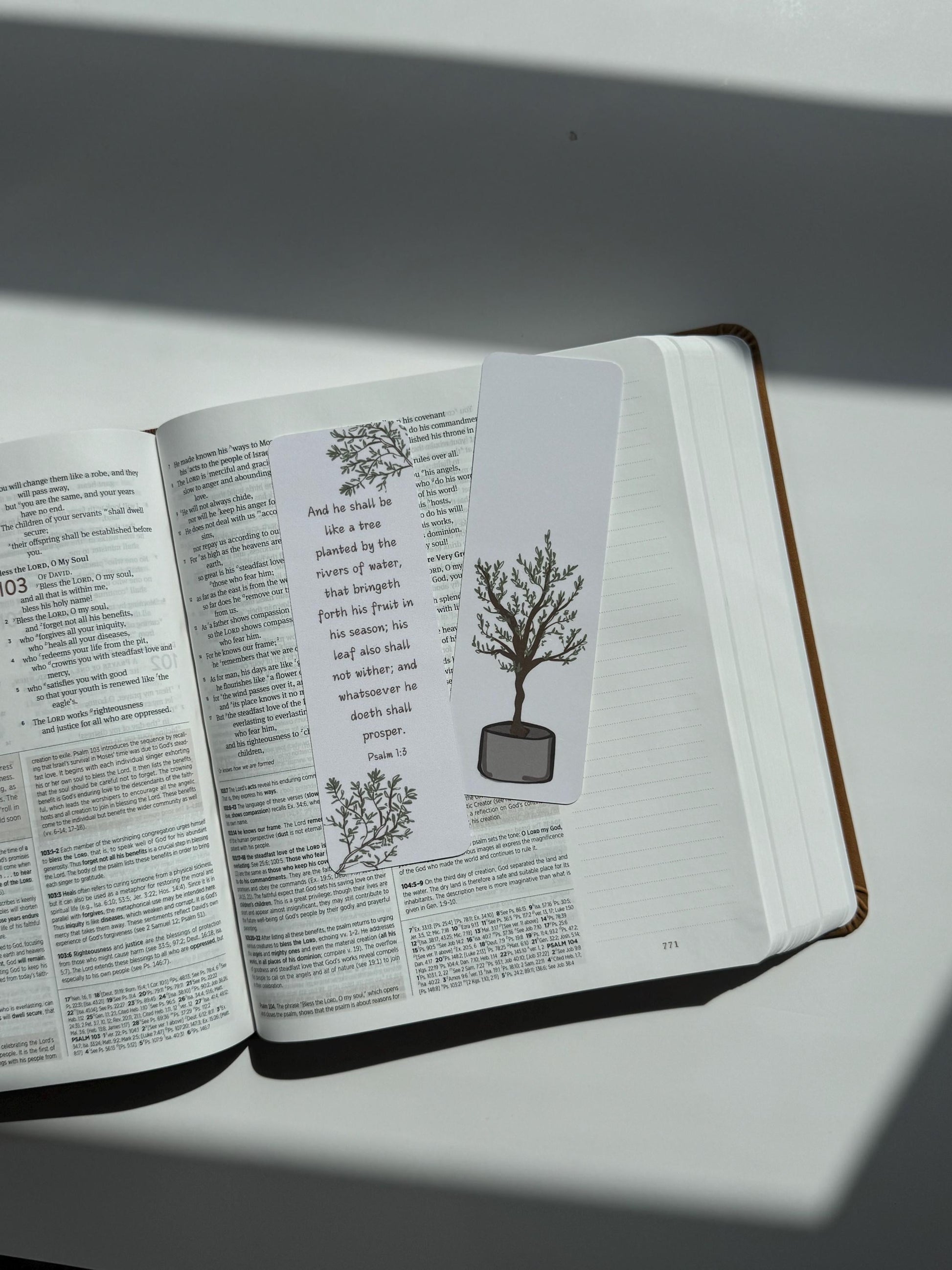 Olive Branch Bible Verse Bookmarks