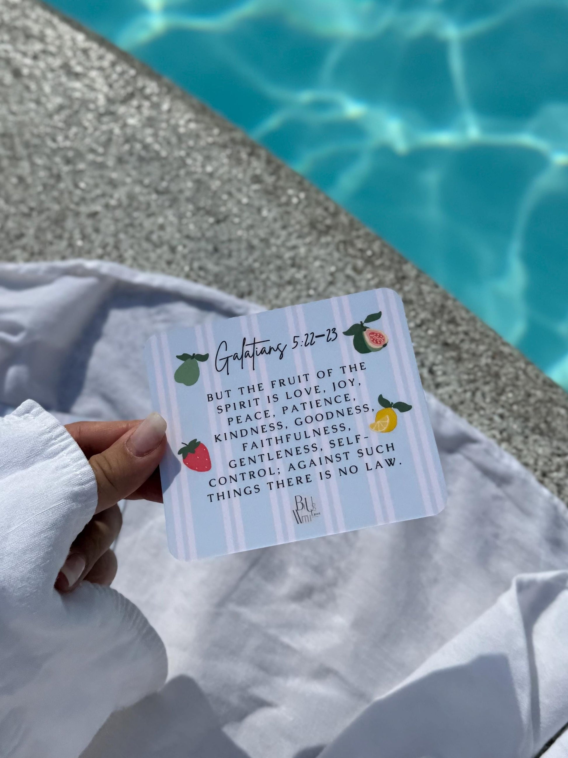 Fruit of the Spirit Memory Cards – Christian Gifts with Hand-Drawn Art