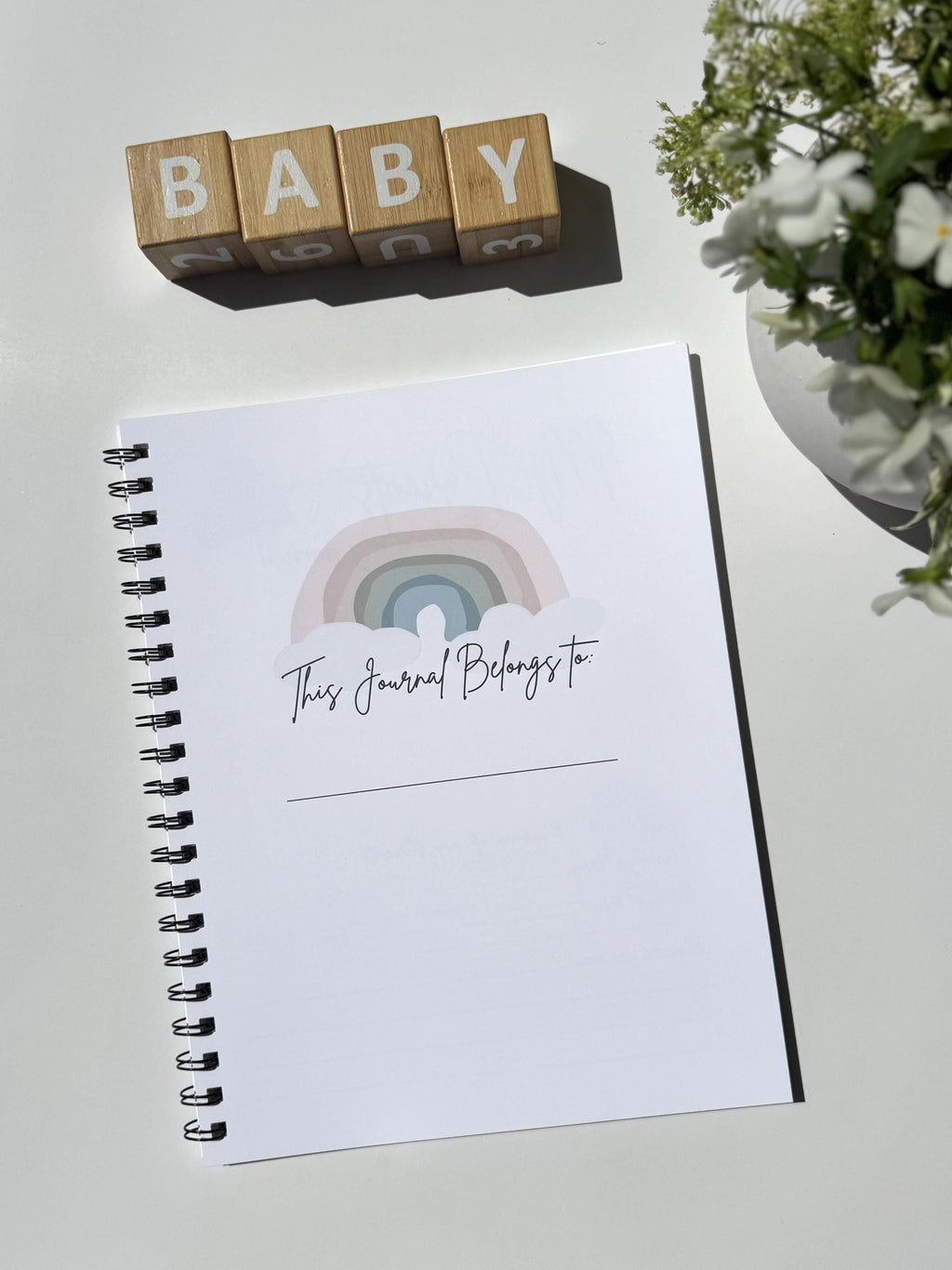 Giraffe Rainbow - Pregnancy Journal