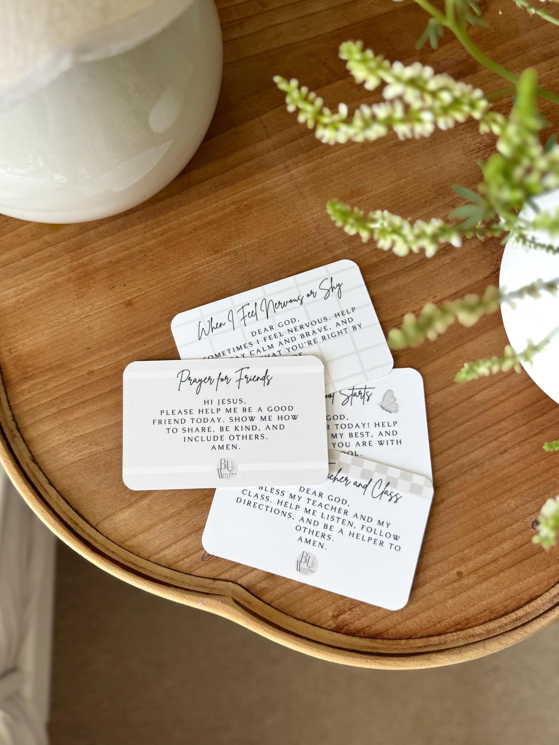 Christian On The Go Prayer Cards for Kids – Gentle Faith & Emotional Support