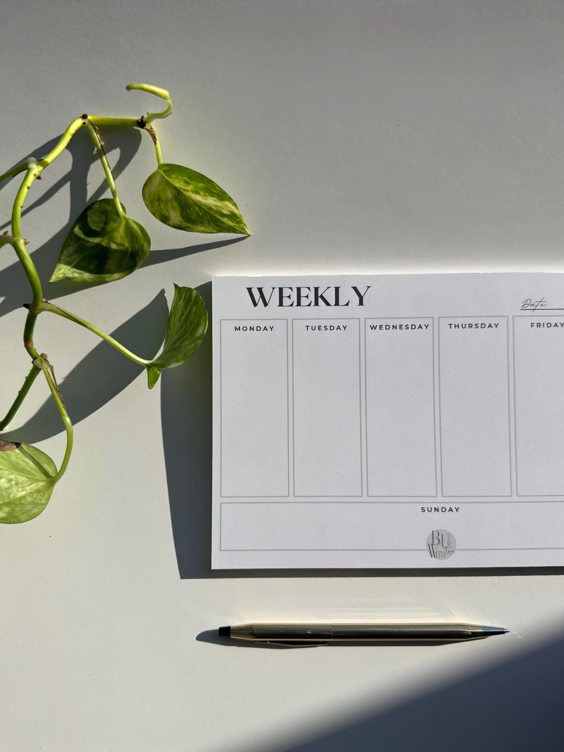 Simple, Structured, and Stylish | A5 Weekly Planner Notepad