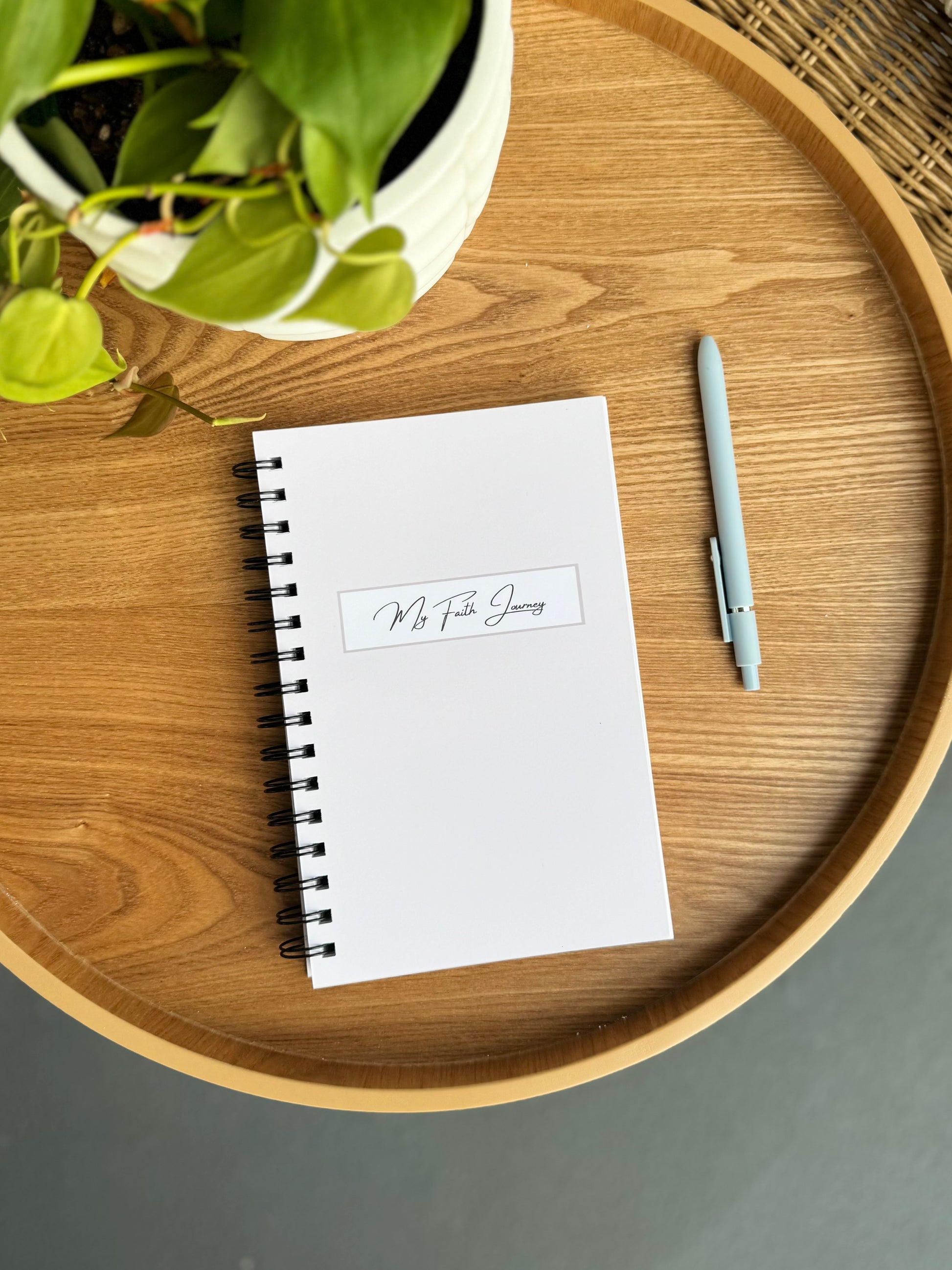 My Faith Journey Journal — 52 Weeks of Purpose - Solid Neutrals