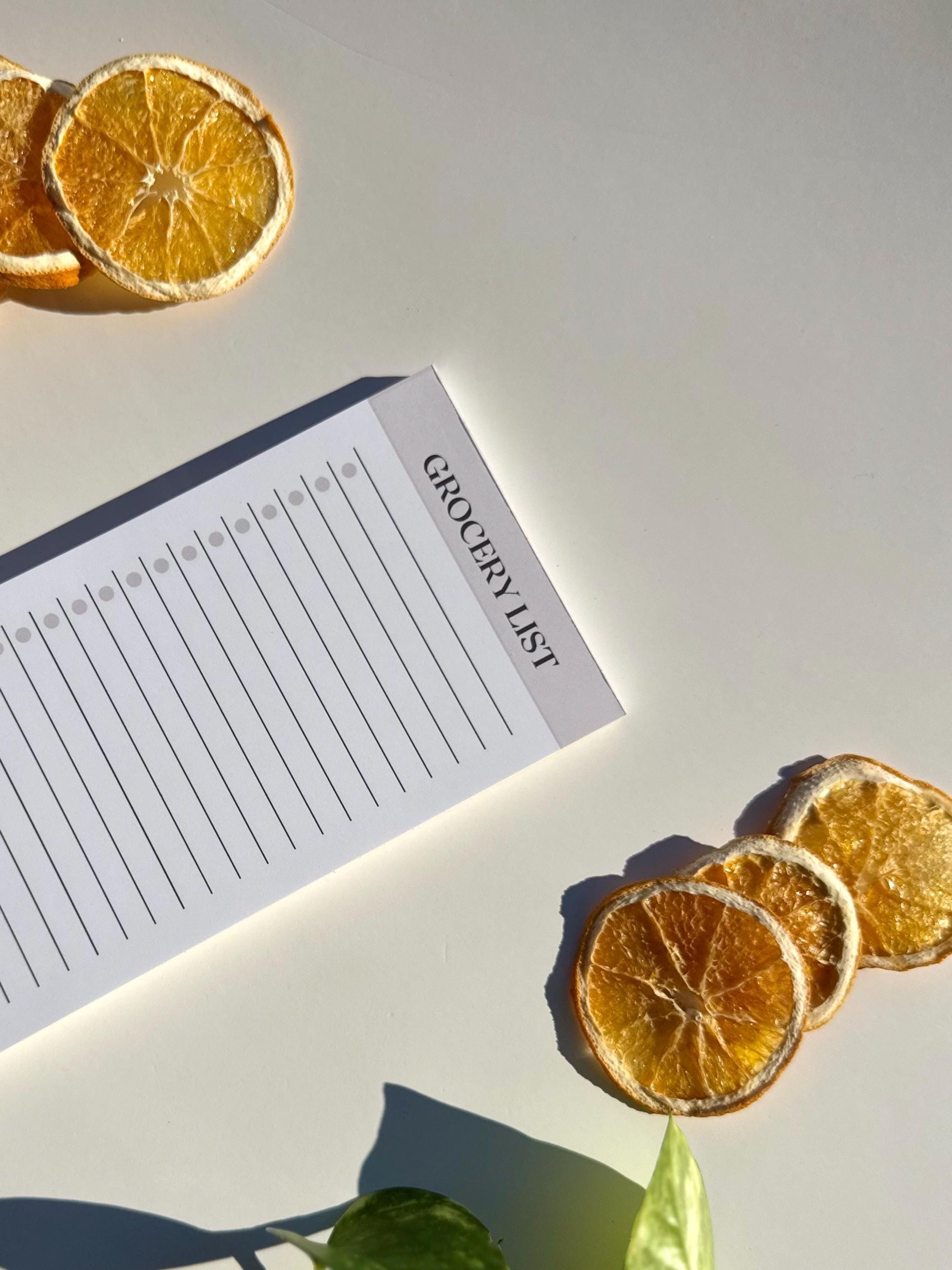 Slim Grocery List Notepad — Organized Lists On the Go