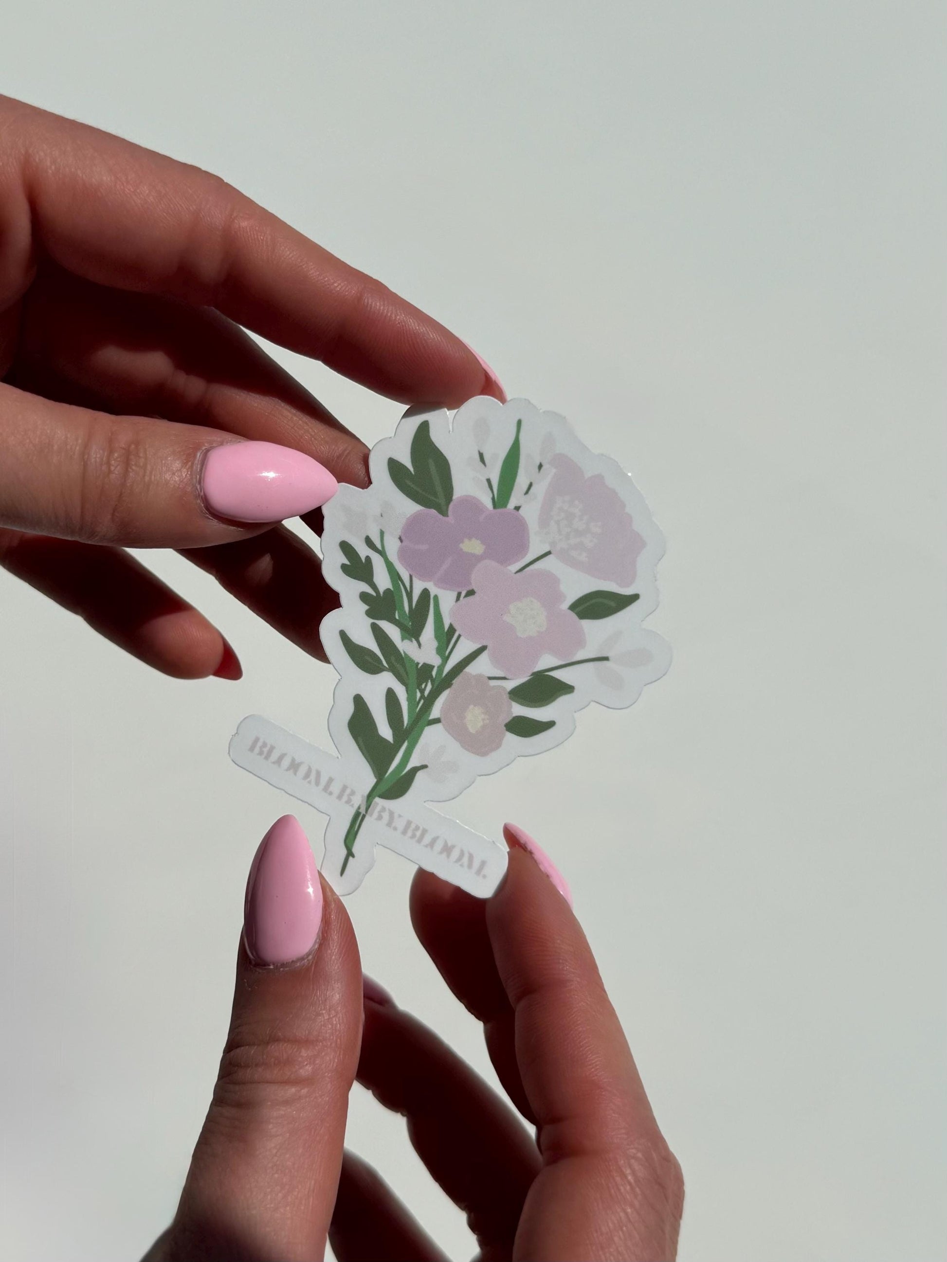 Bloom Baby Bloom Floral - Sticker