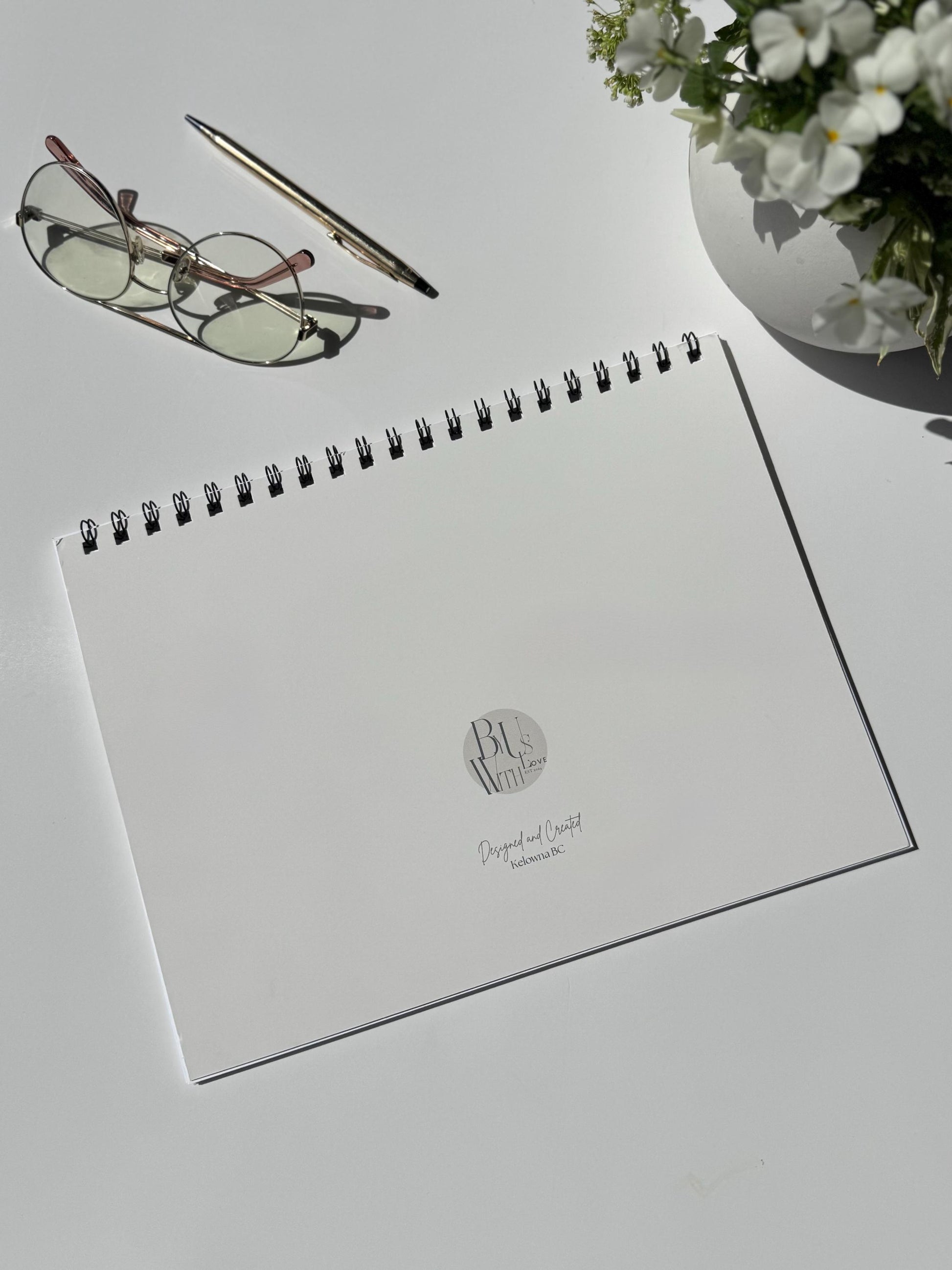 Minimalist Desk Calendar & Goal Planner
