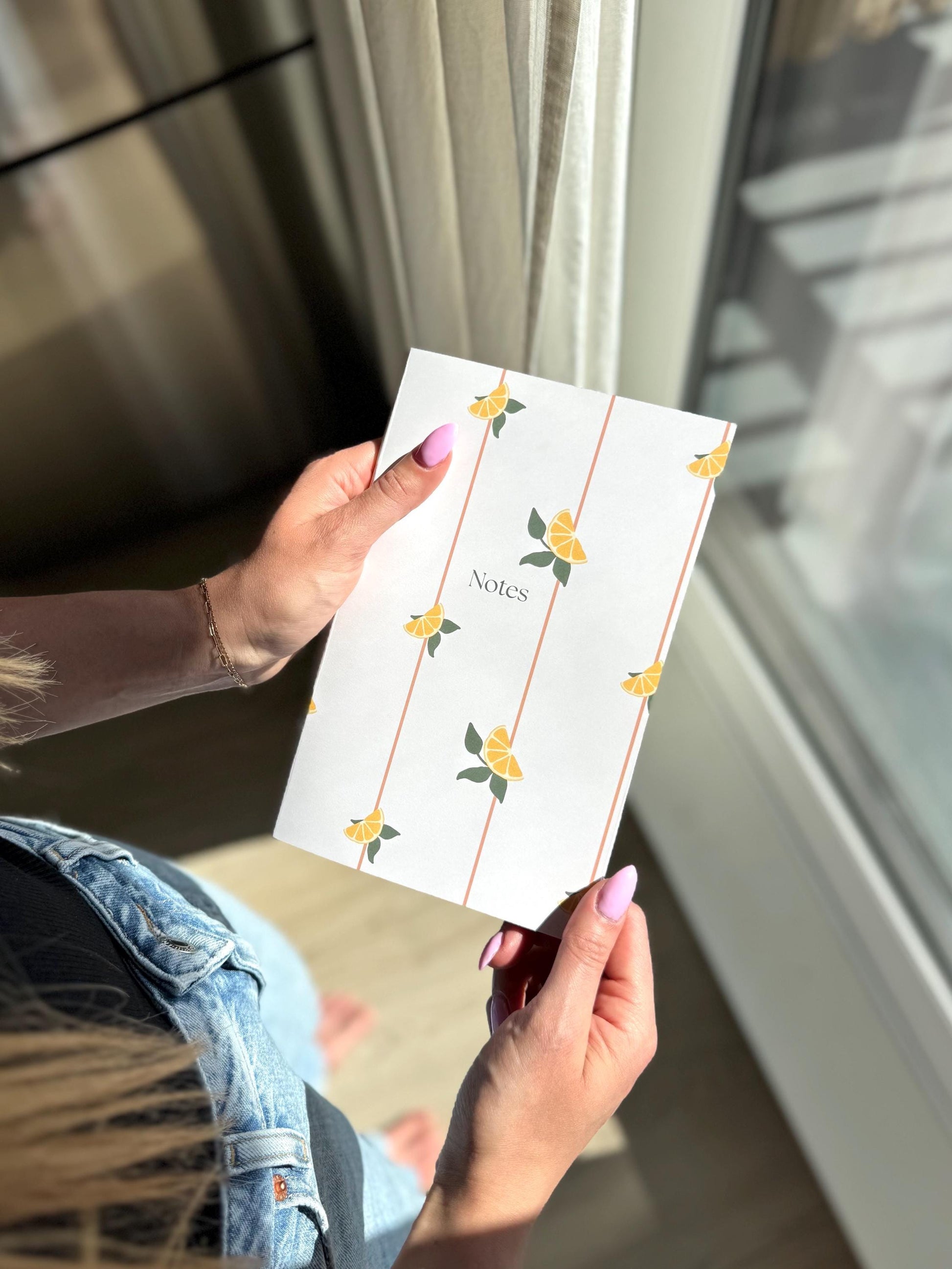 Lemon - Lined A5 Notebook