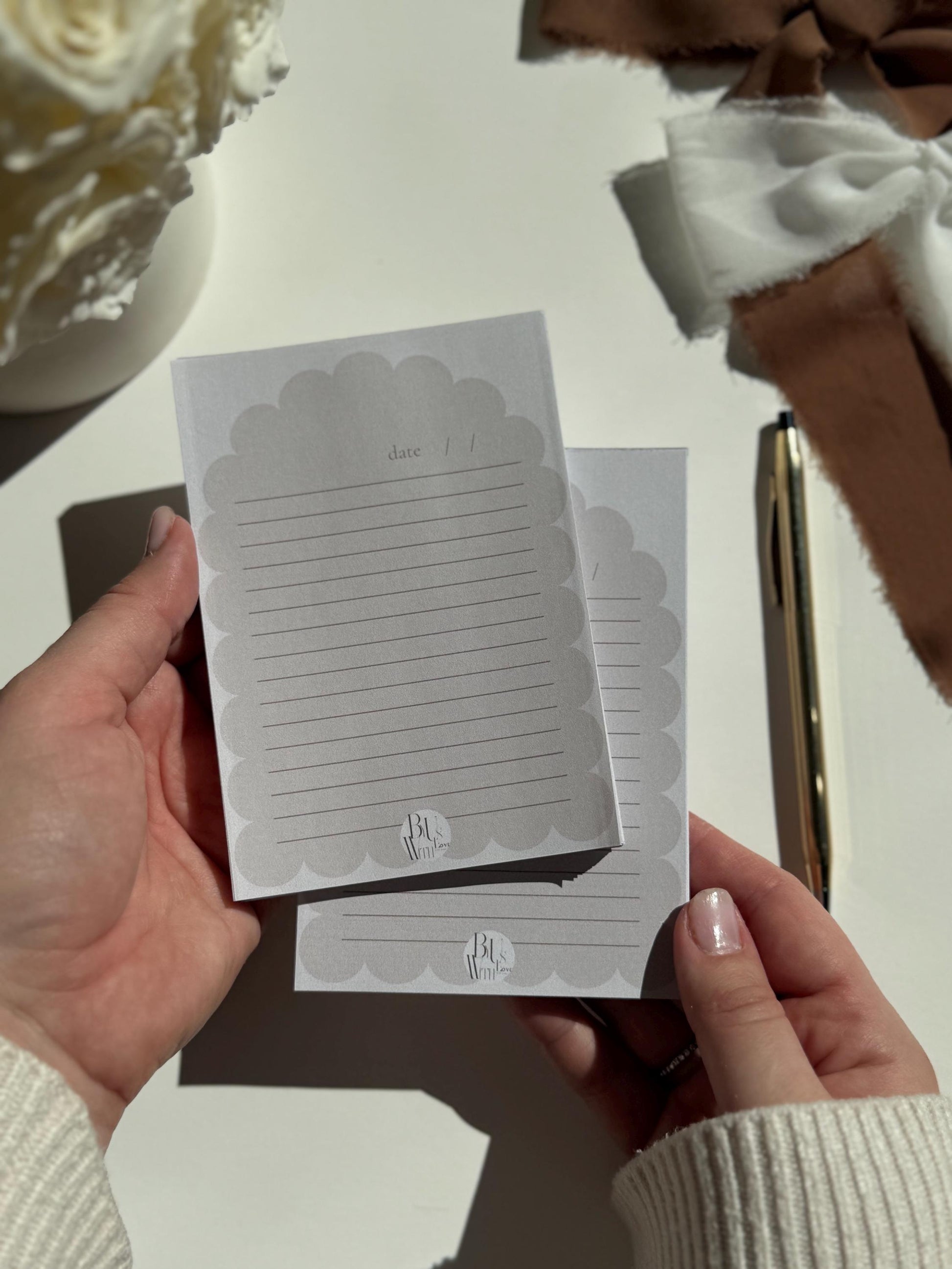Scallop Arch Notepad