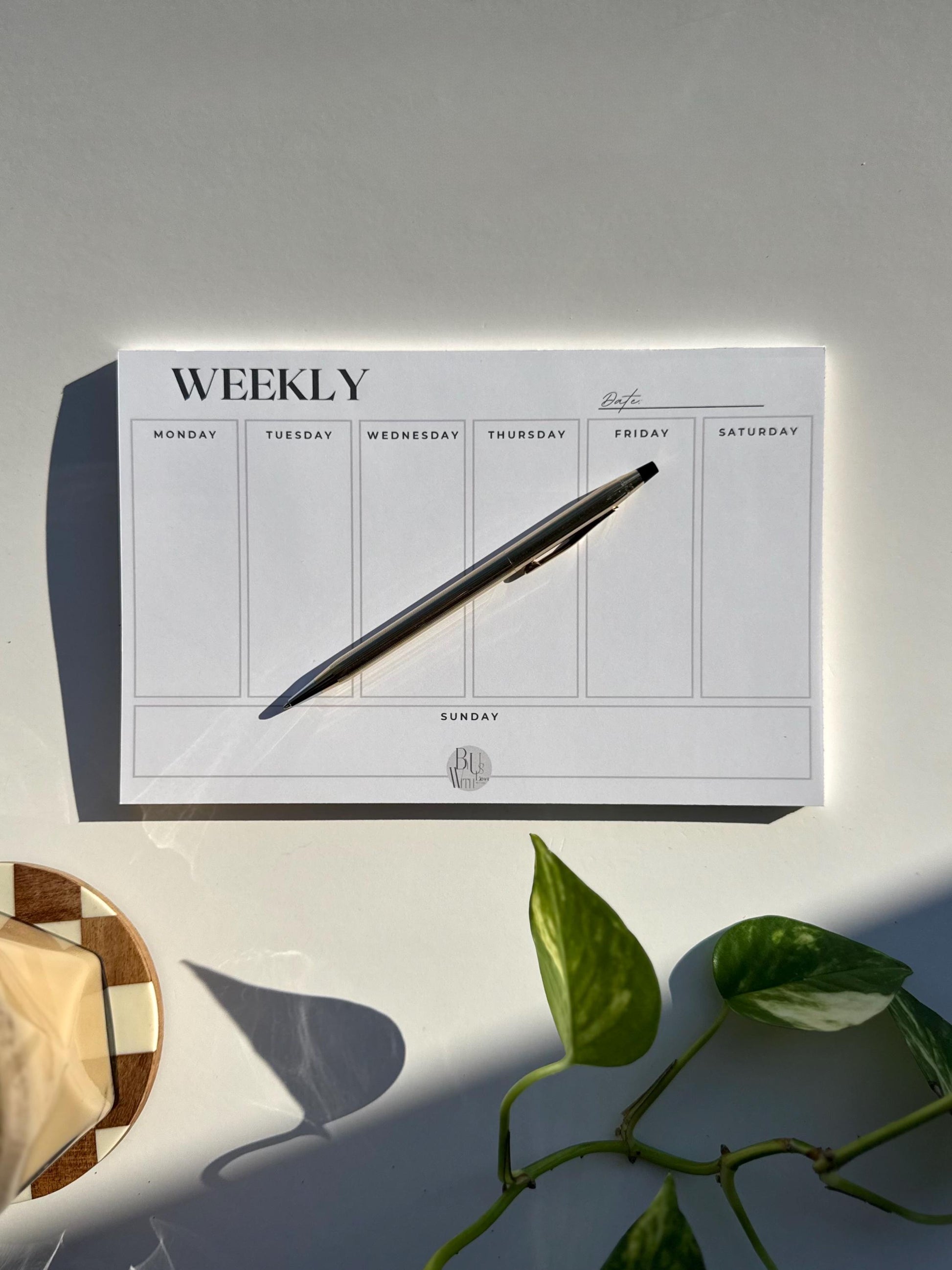 Simple, Structured, and Stylish | A5 Weekly Planner Notepad