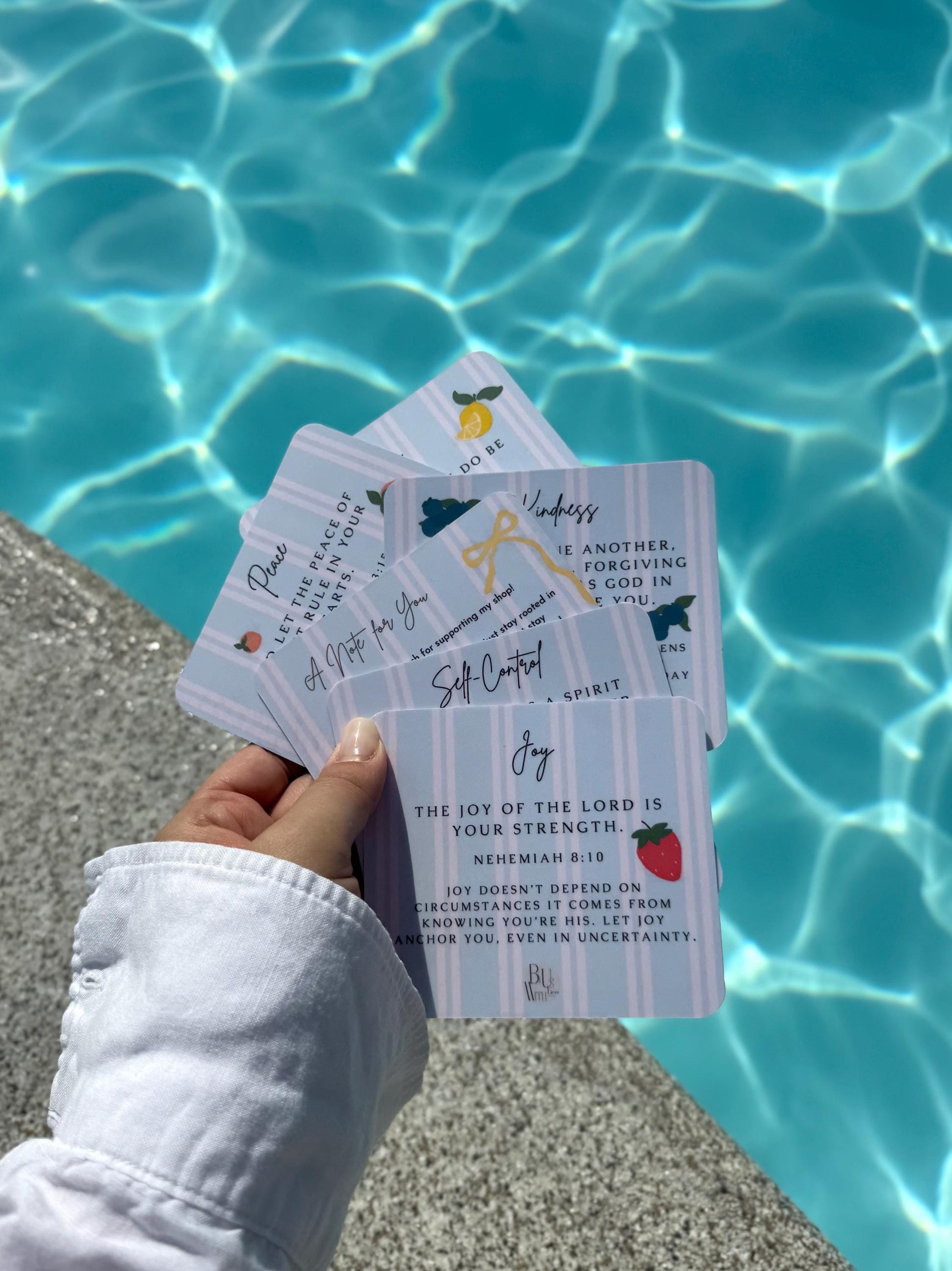 Fruit of the Spirit Memory Cards – Christian Gifts with Hand-Drawn Art