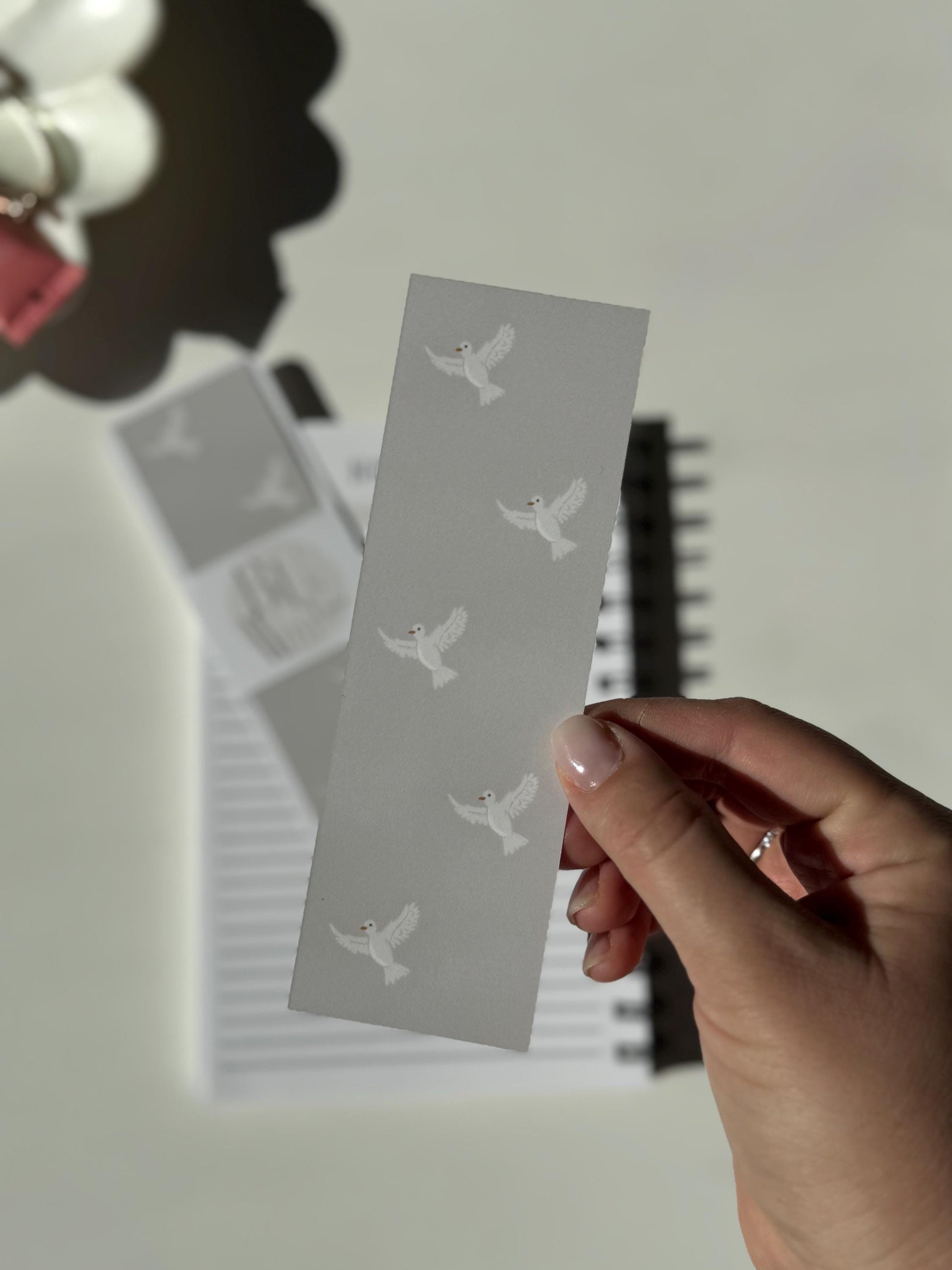 Neutral Dove Bookmark