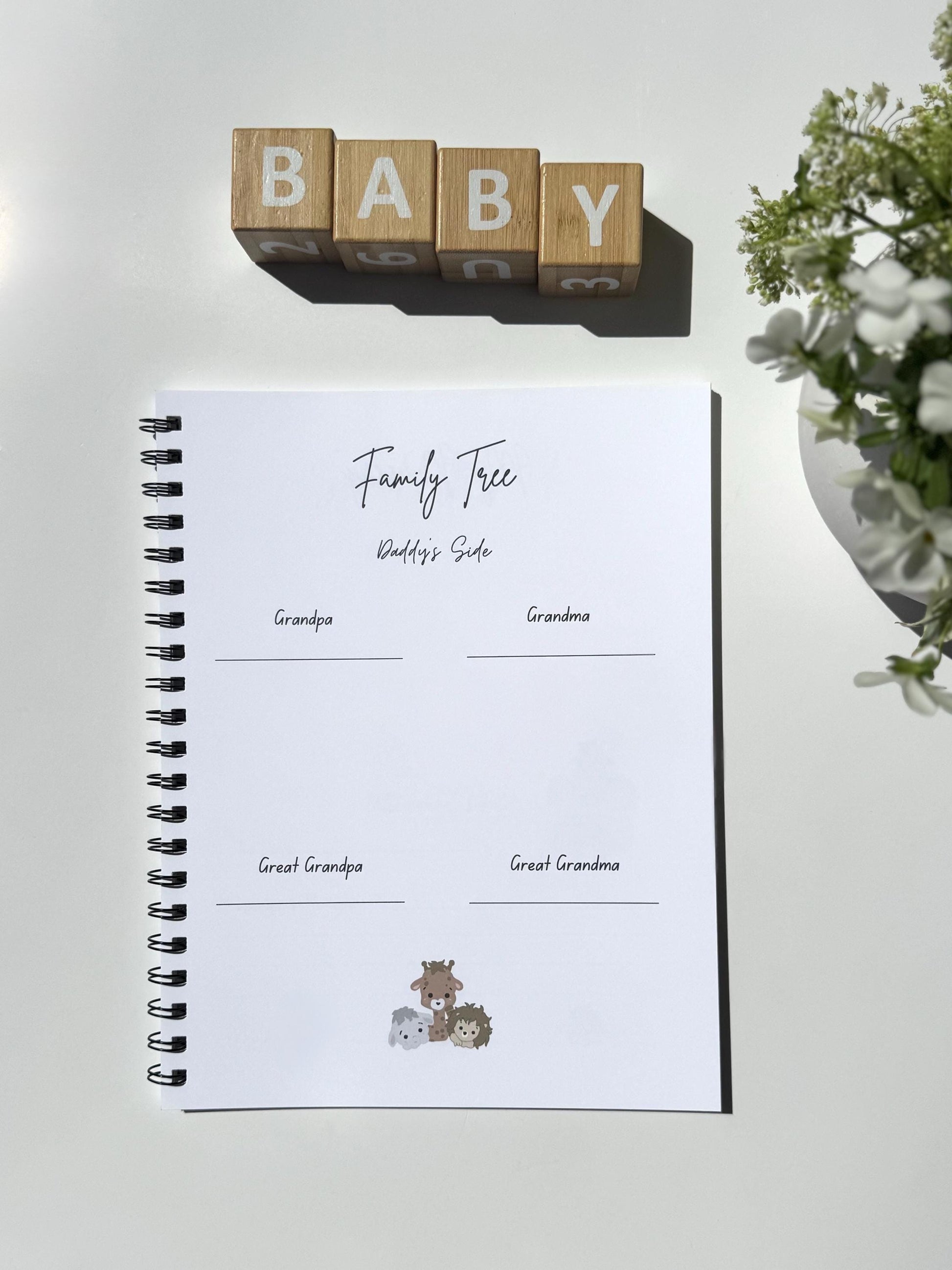 Giraffe Rainbow - Pregnancy Journal