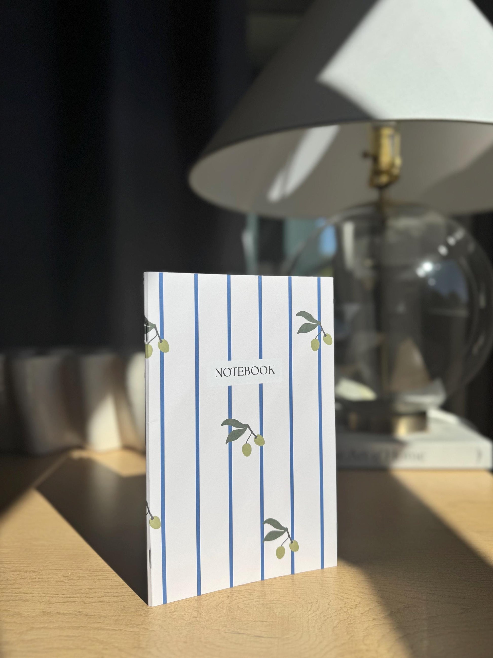 Olive Aesthetic A5 Lined Notebook
