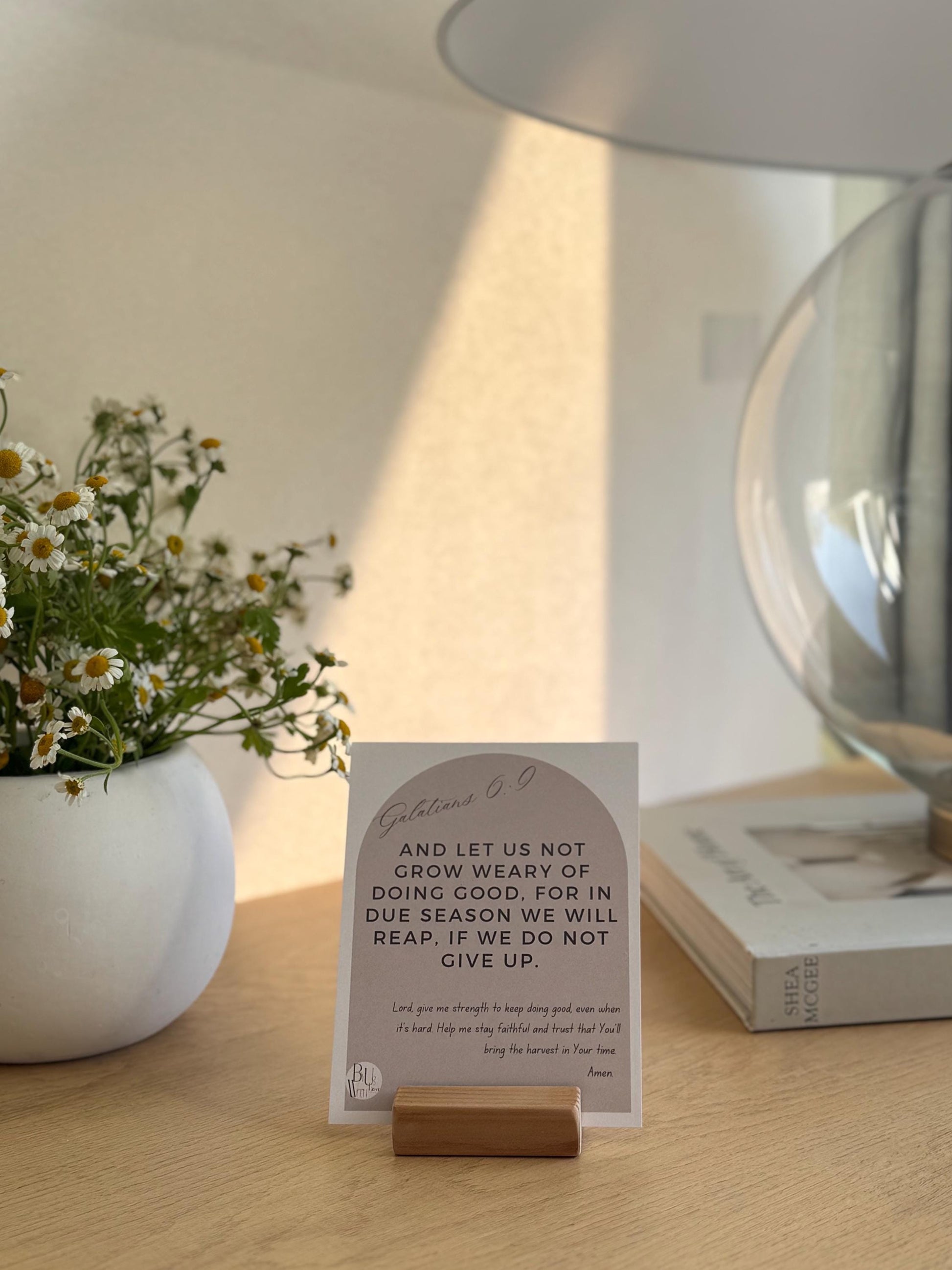 Bible Verse Cards – 12 Neutral Scripture Memory Cards with Prayer