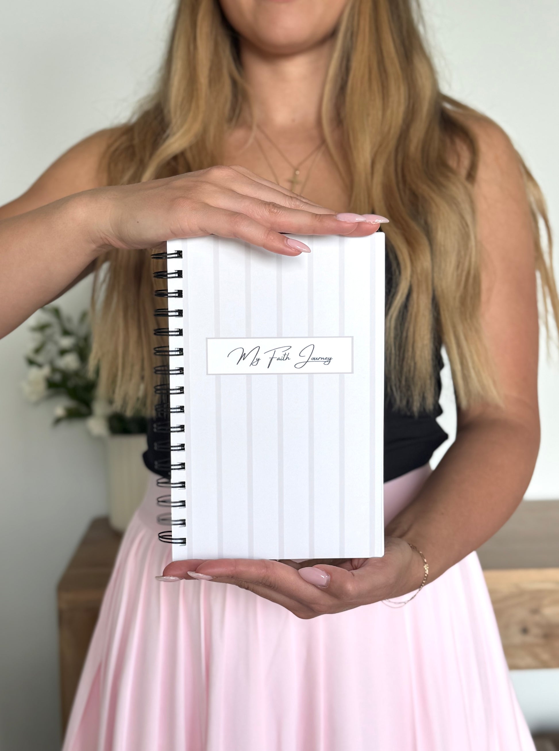 My Faith Journey Journal — 52 Weeks of Purpose - Striped