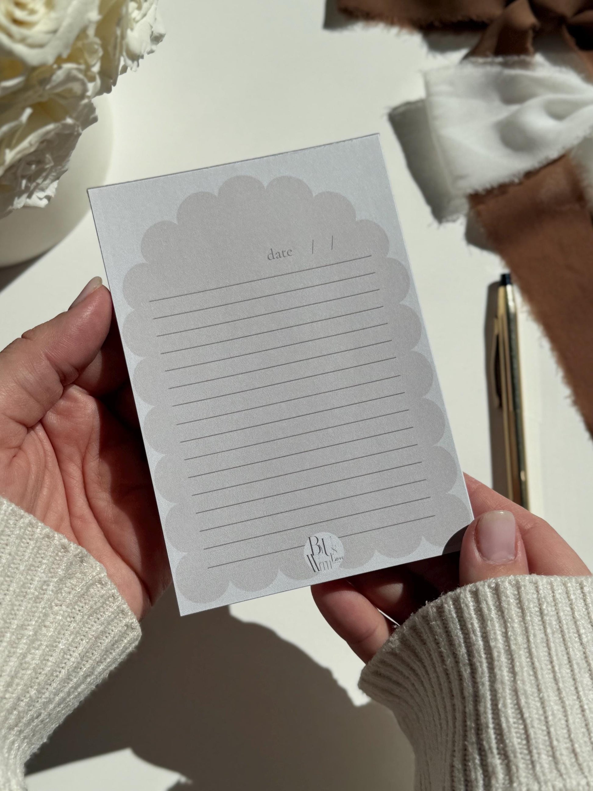 Scallop Arch Notepad
