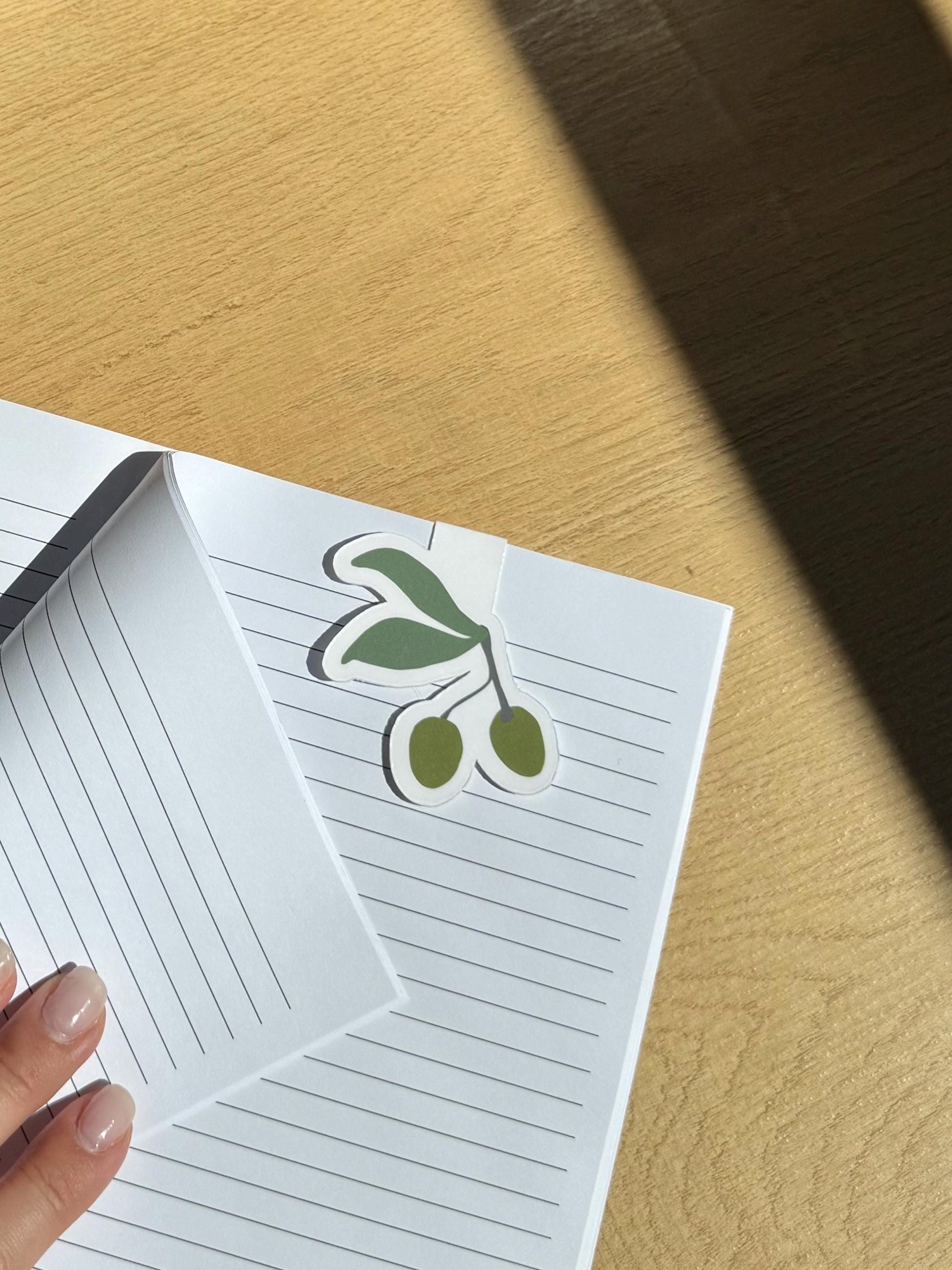 Olive Branch Magnetic Bookmark