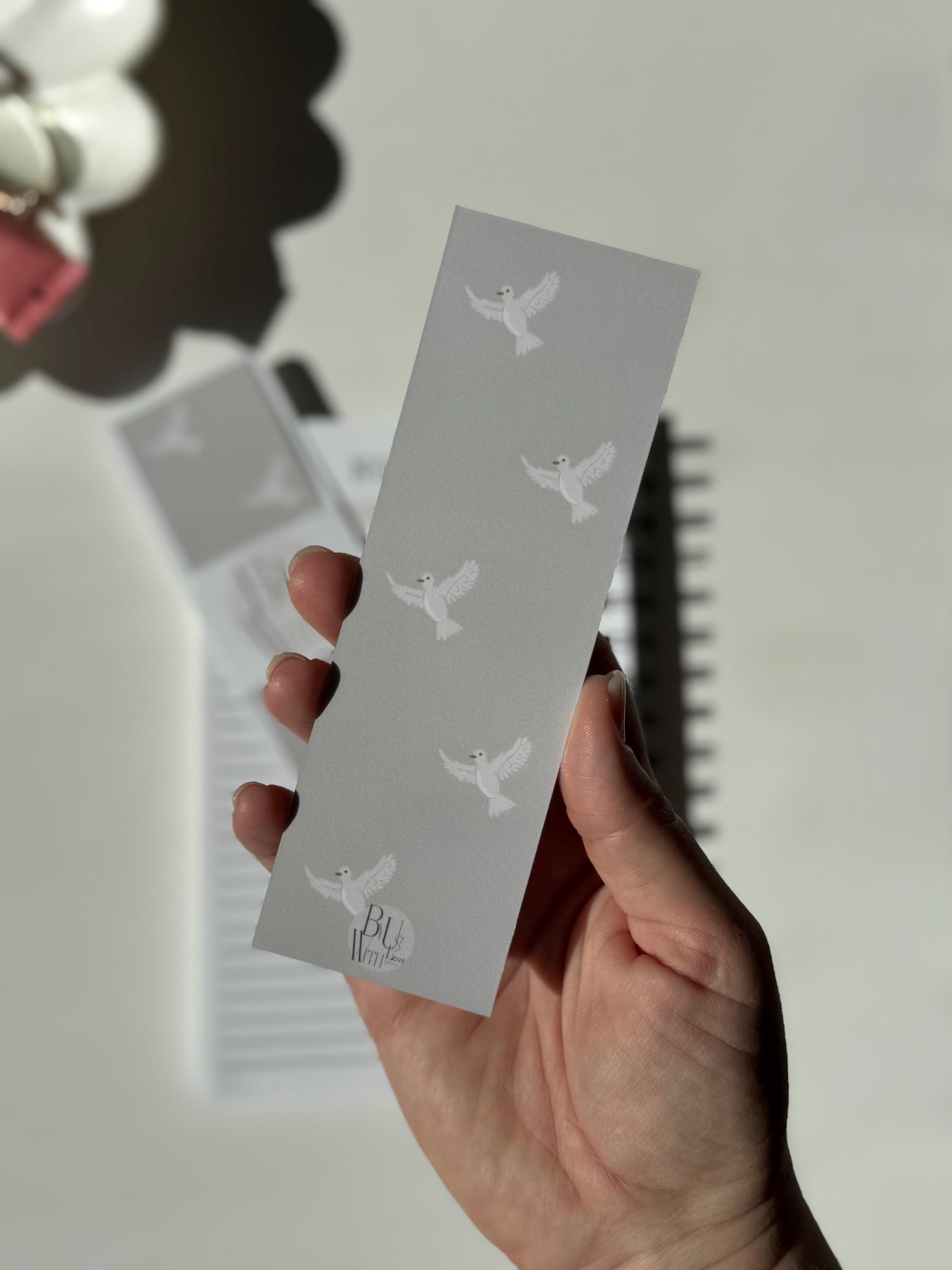 Neutral Dove Bookmark