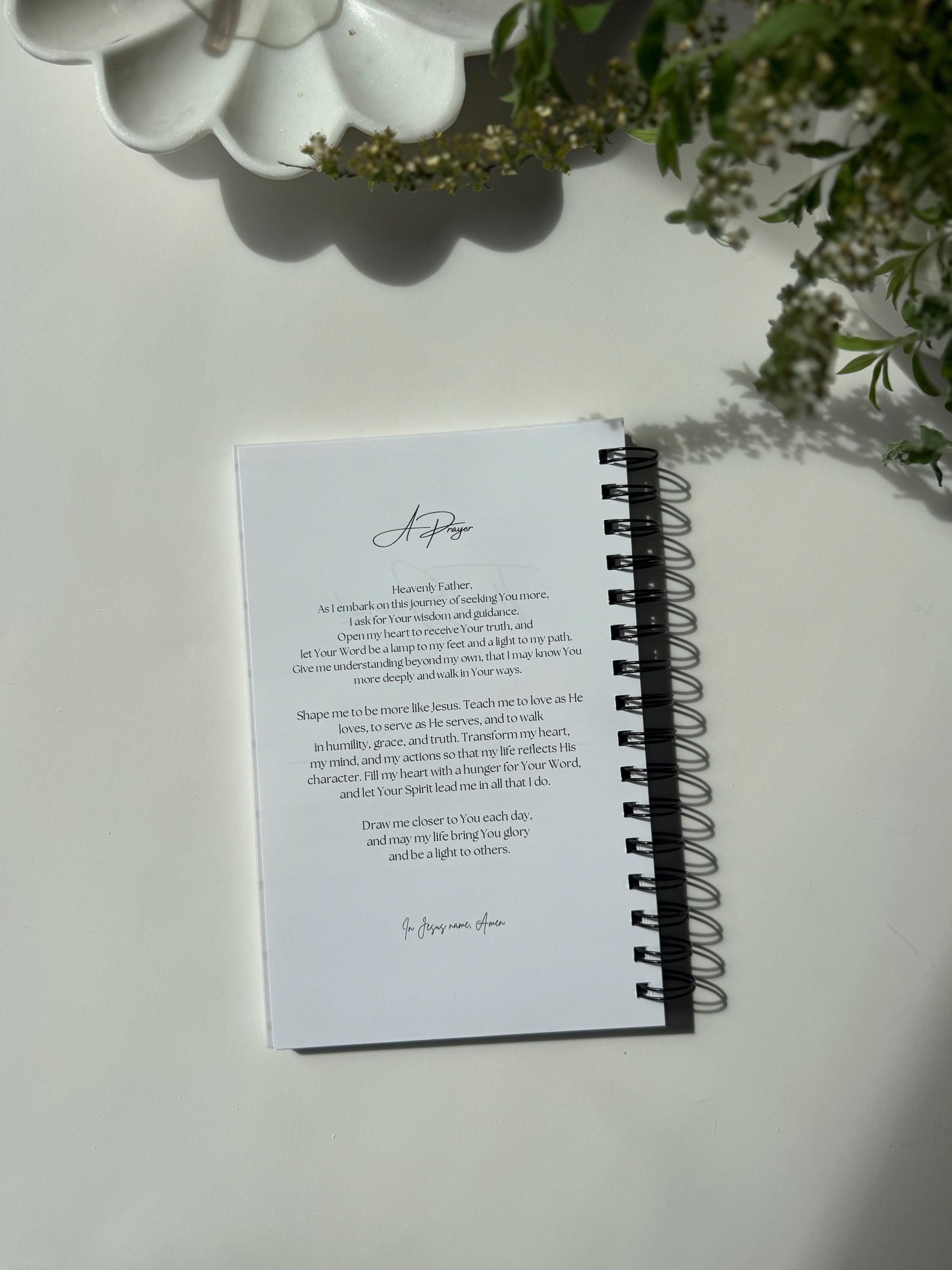 Soft Cover Guided Bible Study Journal