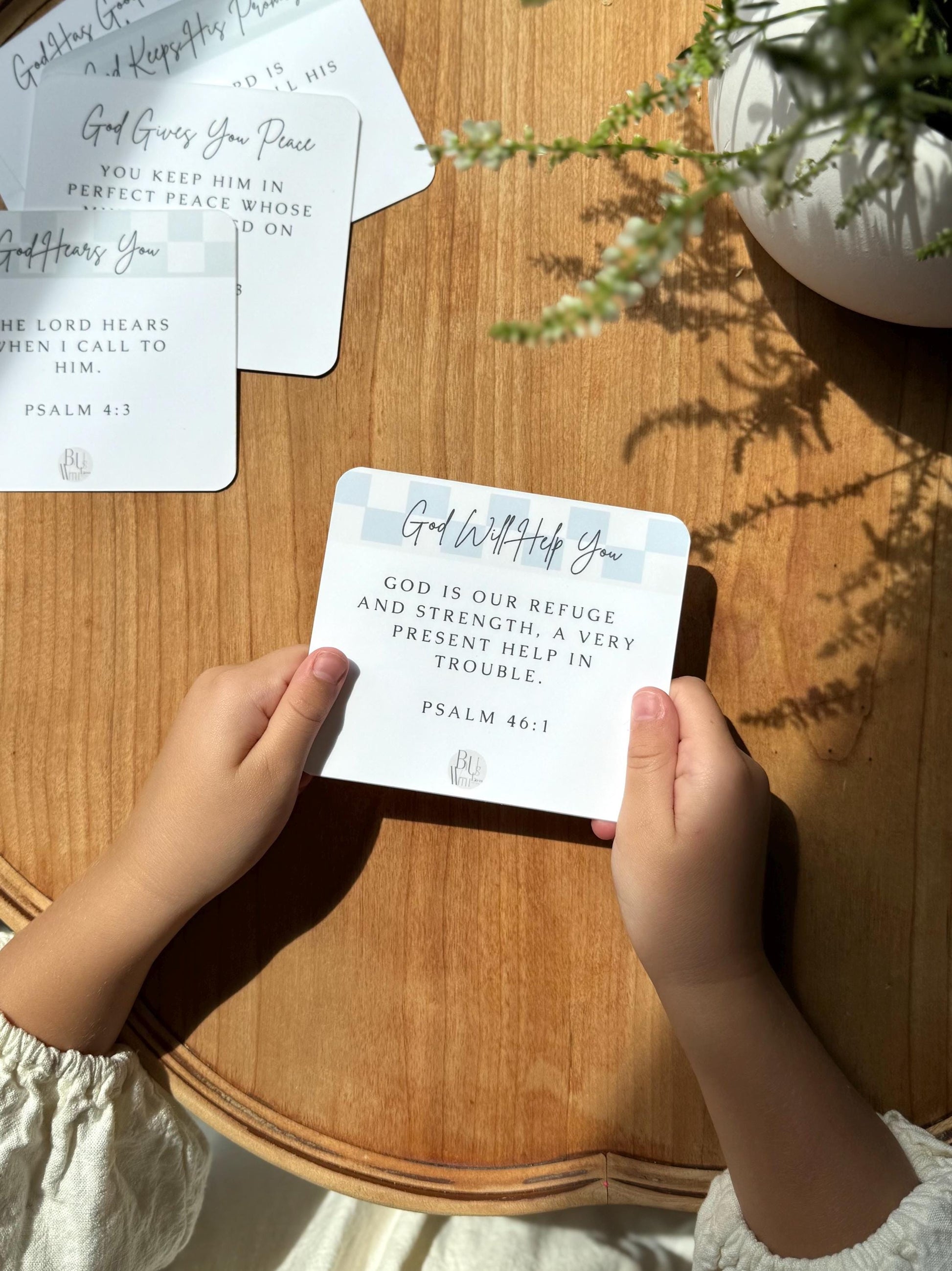 God’s Promises Bible Verse Cards for Kids — Faith-Building Scripture Set