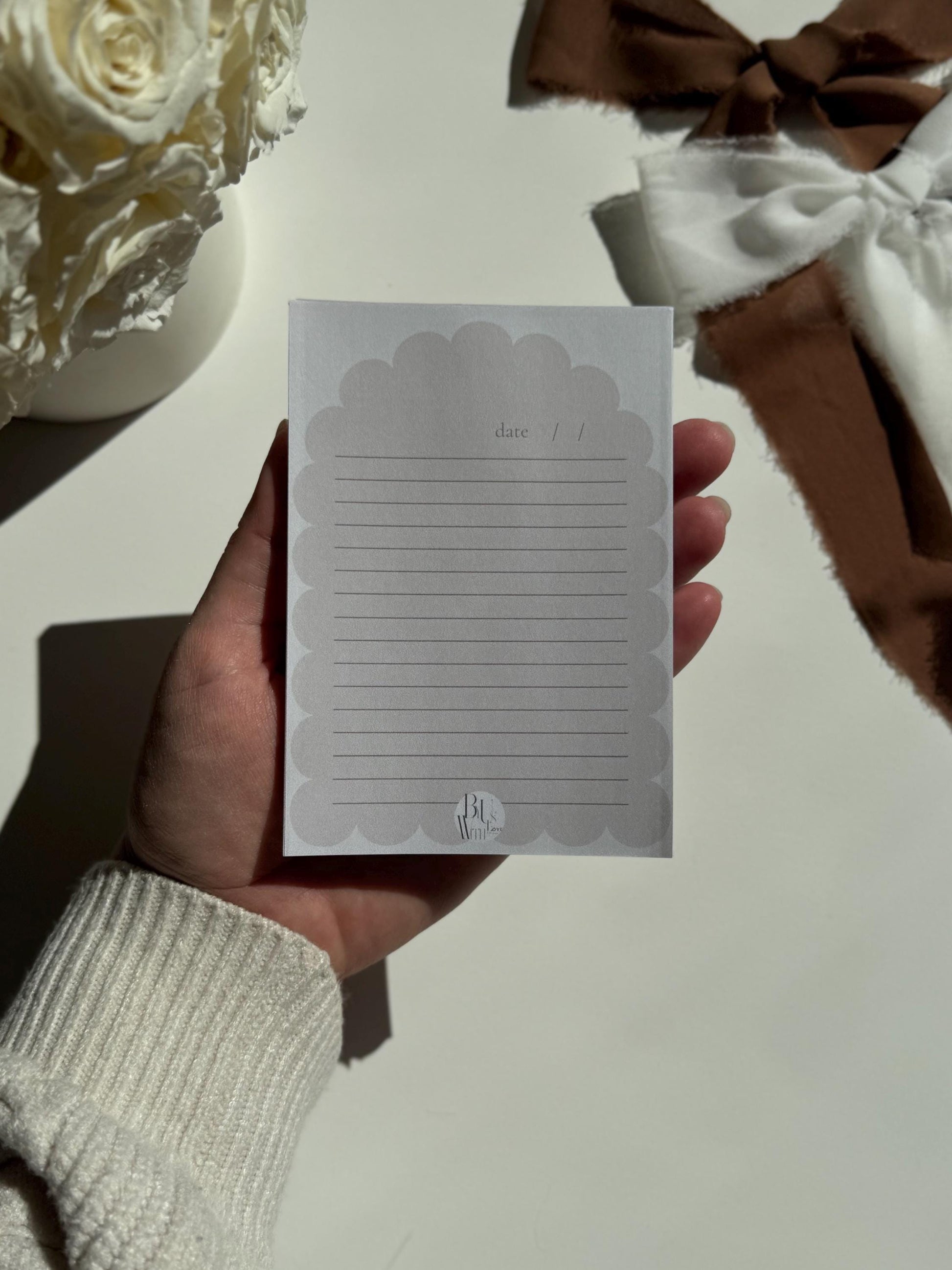 Scallop Arch Notepad