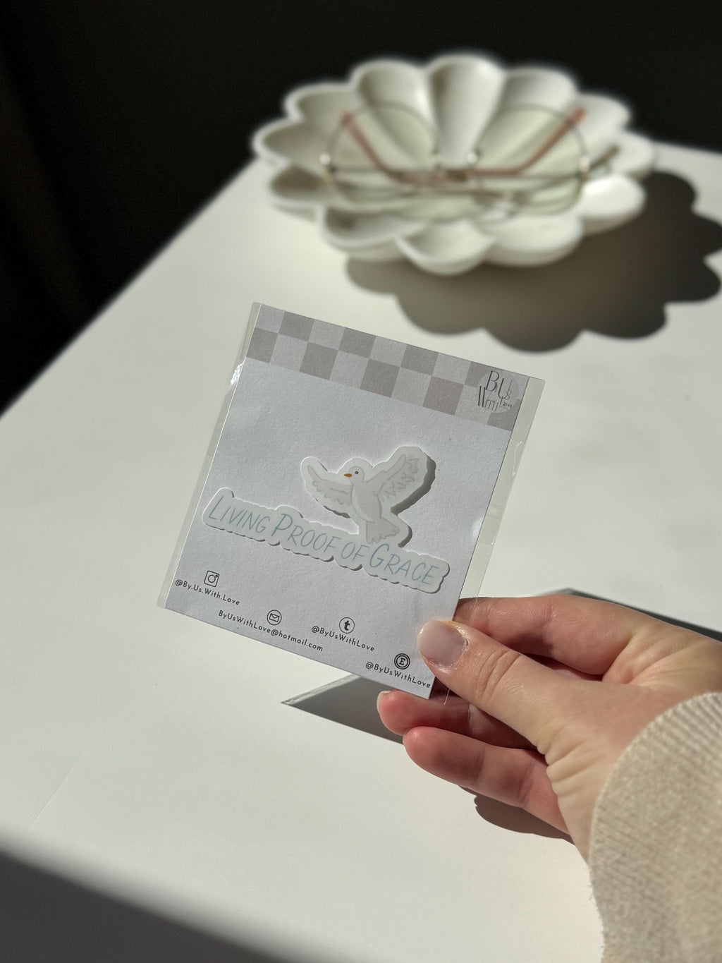 Living Proof of Grace - Sticker