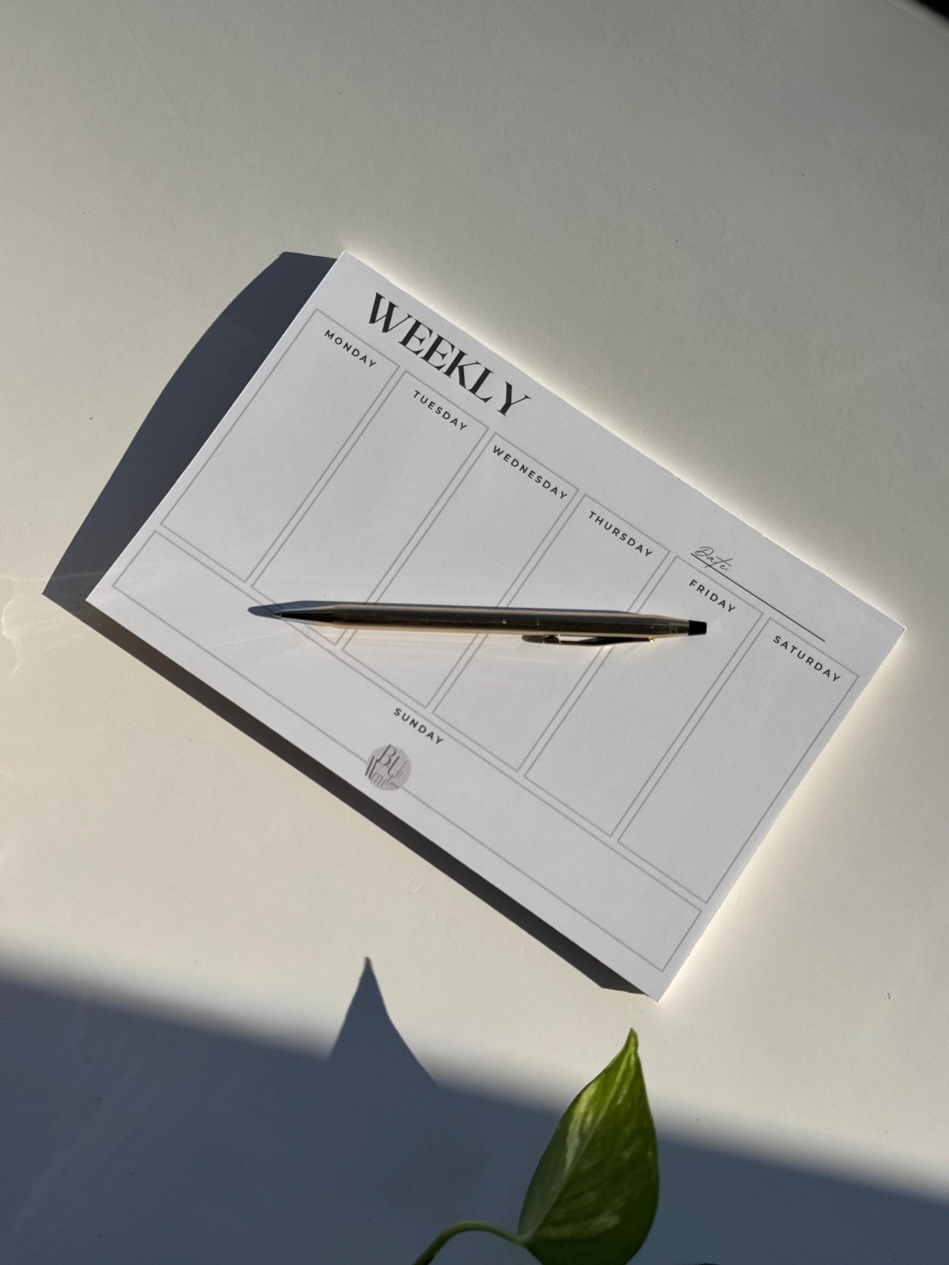 Simple, Structured, and Stylish | A5 Weekly Planner Notepad
