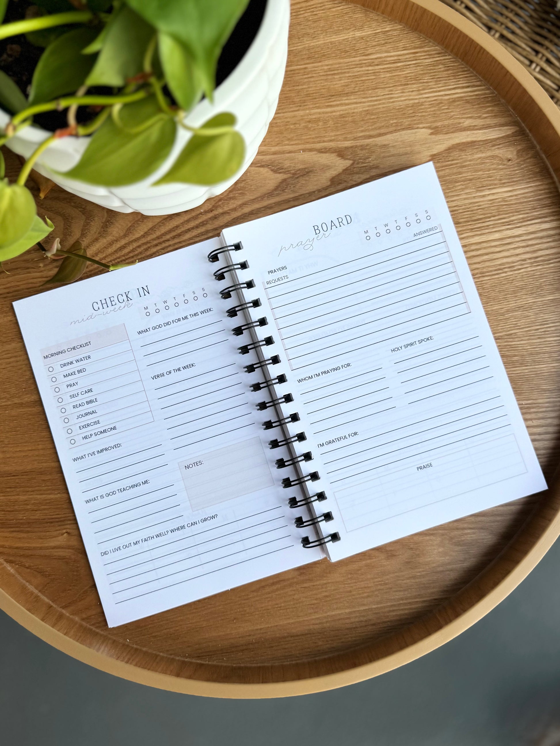 My Faith Journey Journal — 52 Weeks of Purpose - Striped