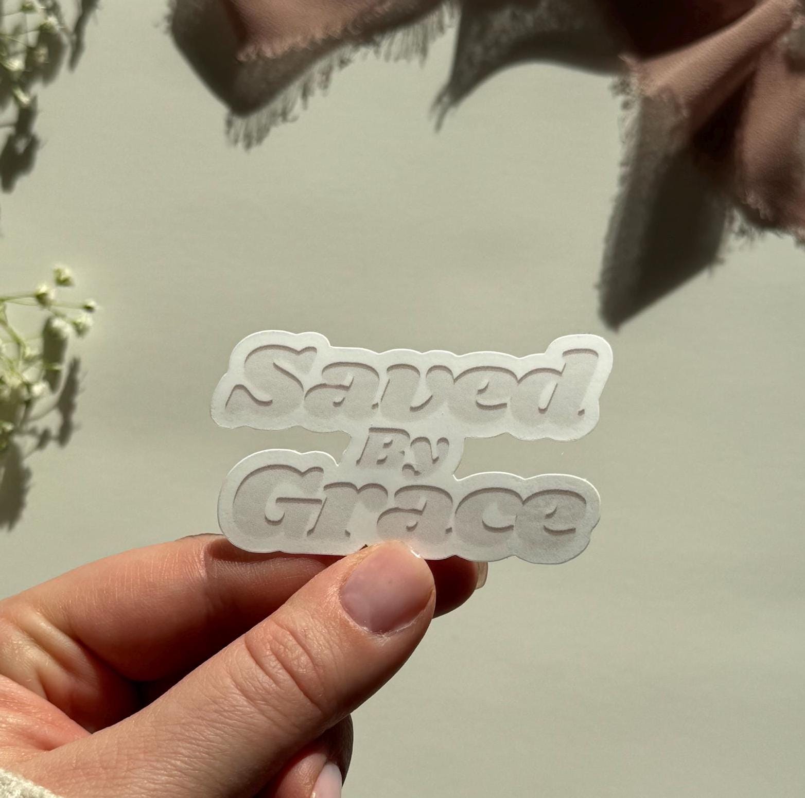Saved by Grace - Sticker