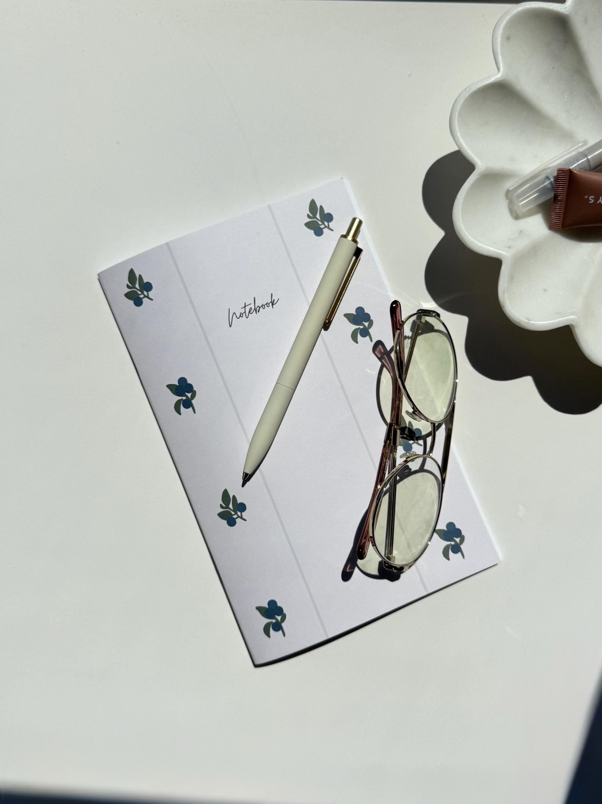 Blueberry A5 Lined Notebook
