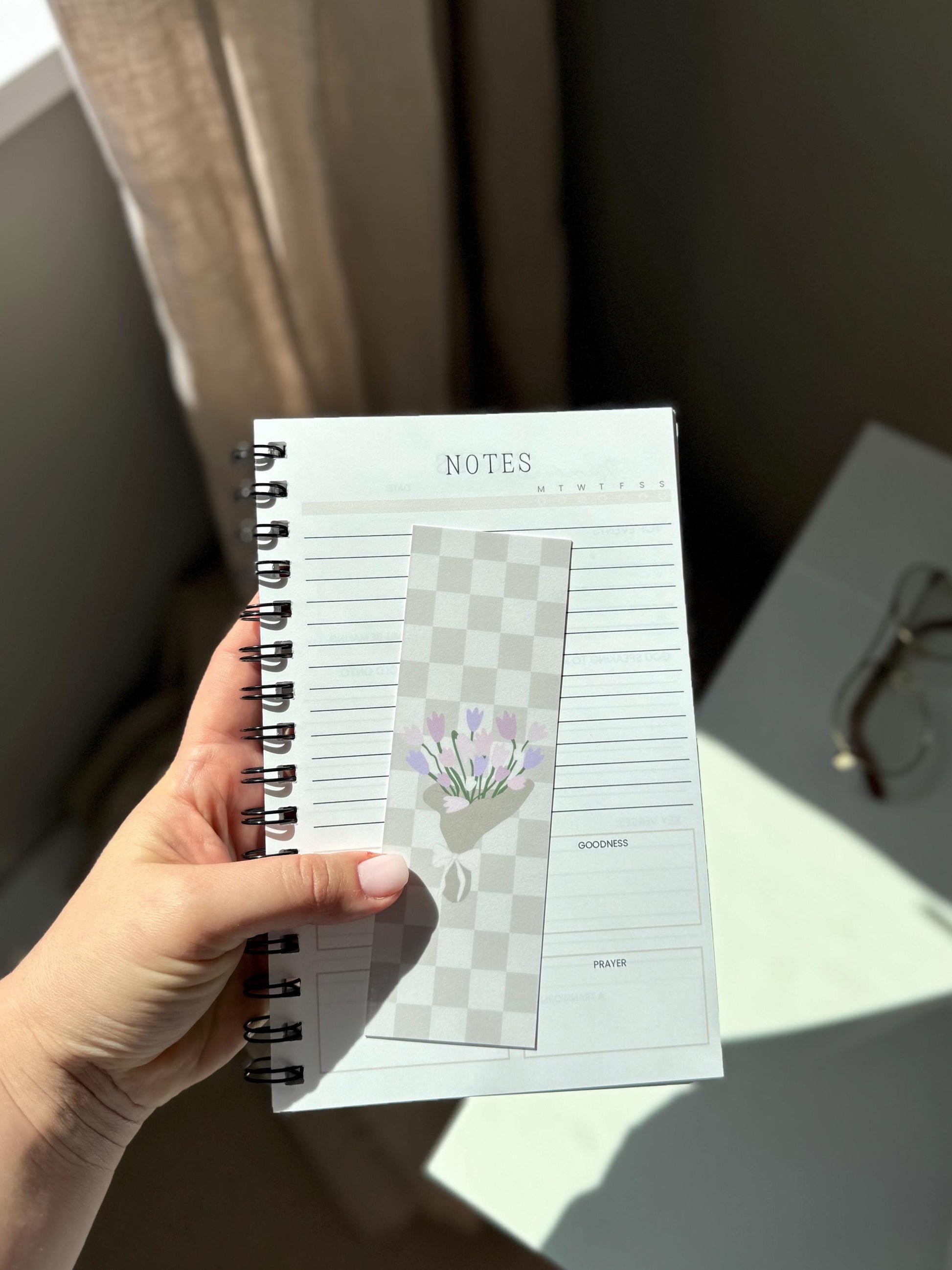 Checkered Tulip Bookmark