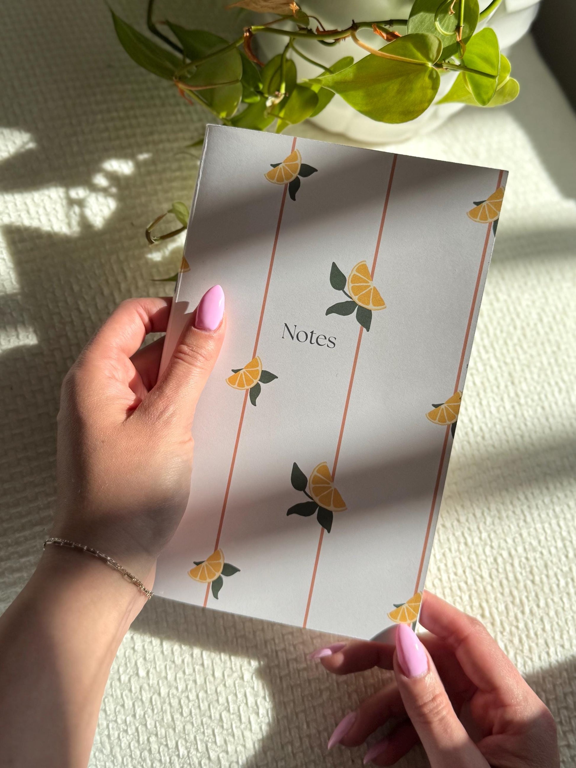 Lemon - Lined A5 Notebook