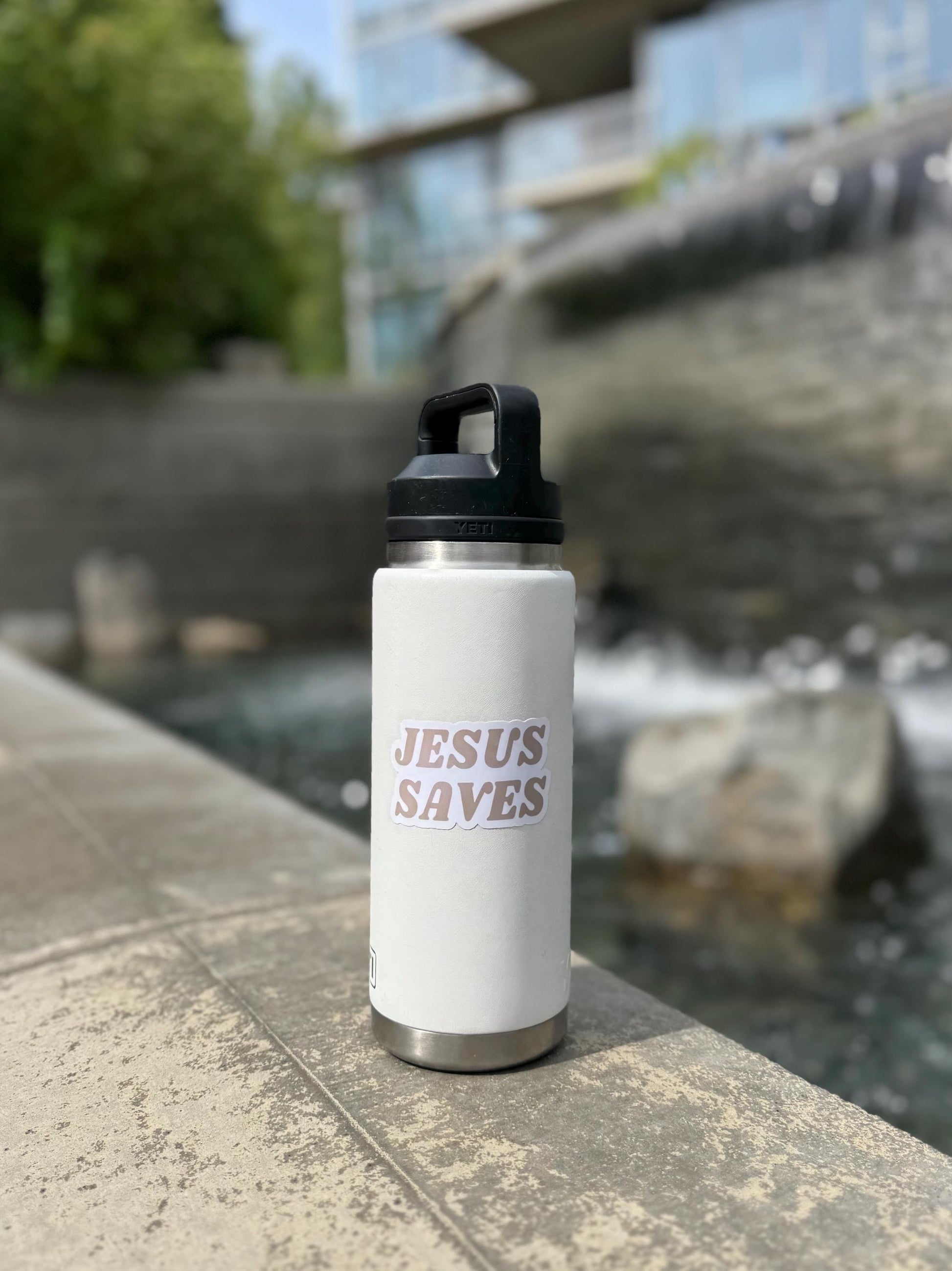 Jesus Saves - Sticker