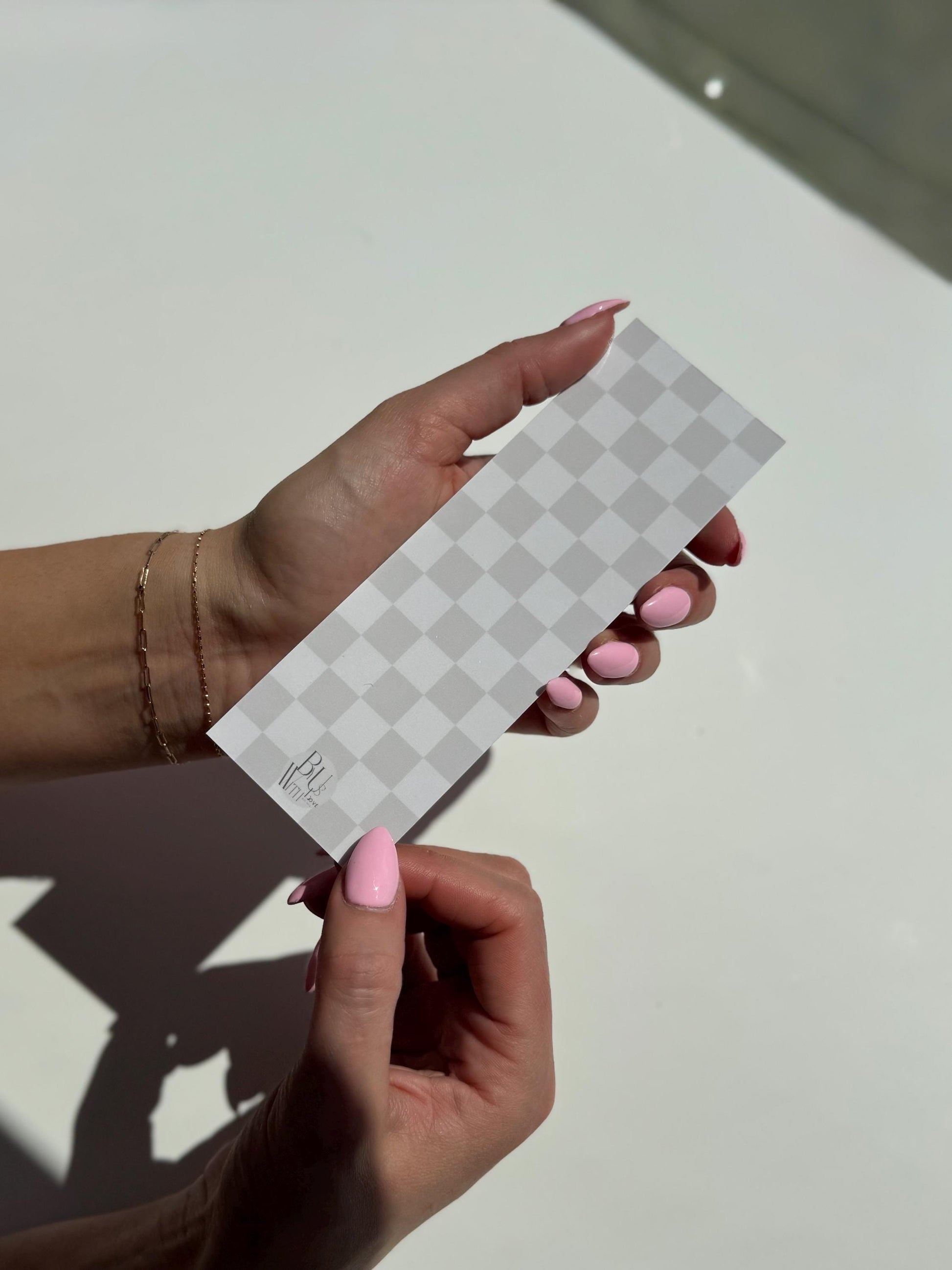 Checkered Tulip Bookmark