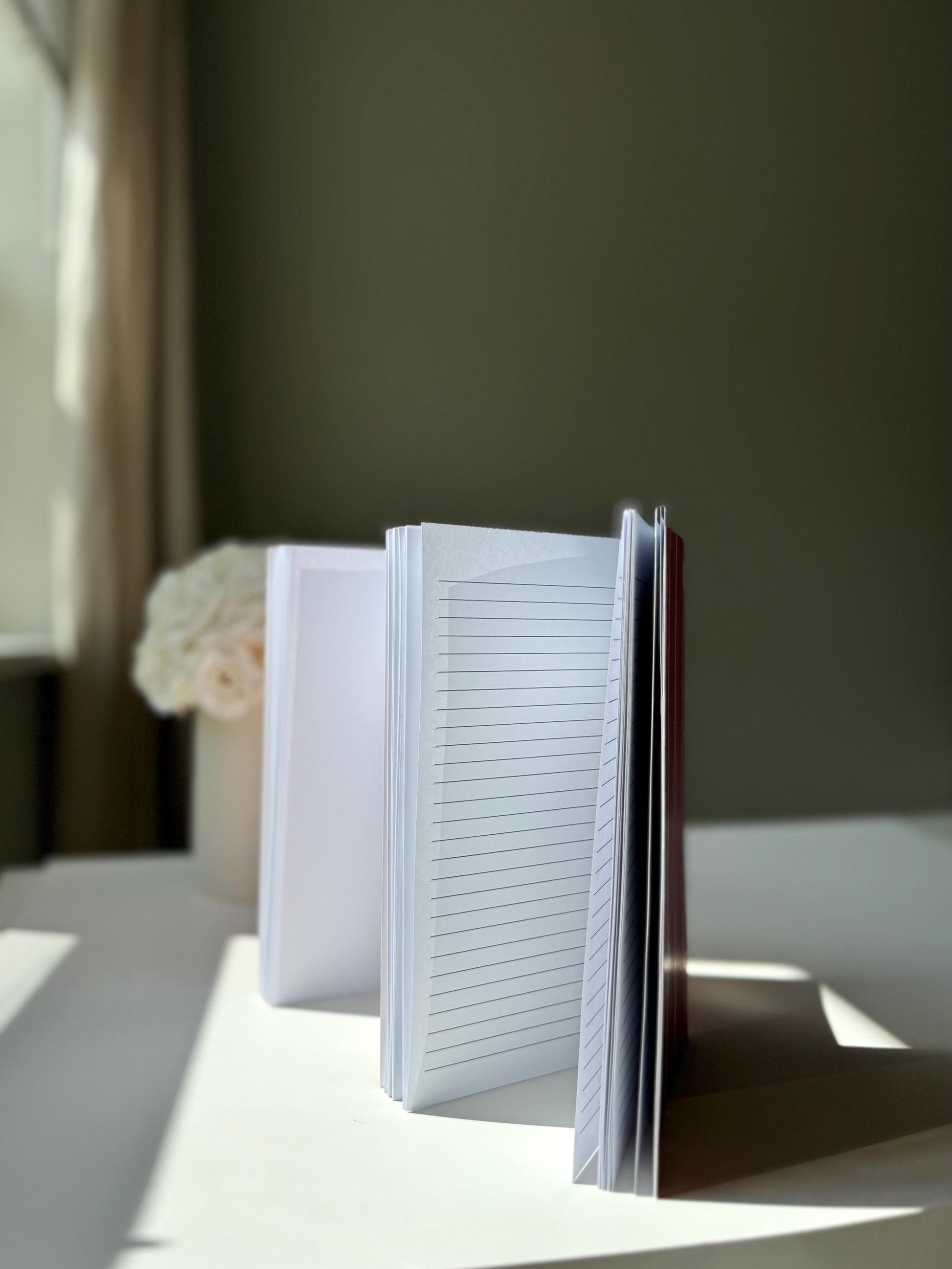 Pinks Striped Notebook & Sketchbook