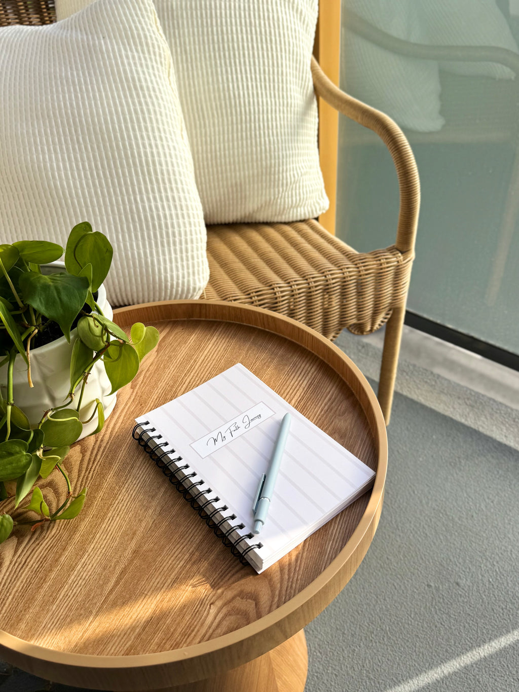 My Faith Journey Journal — 52 Weeks of Purpose - Striped