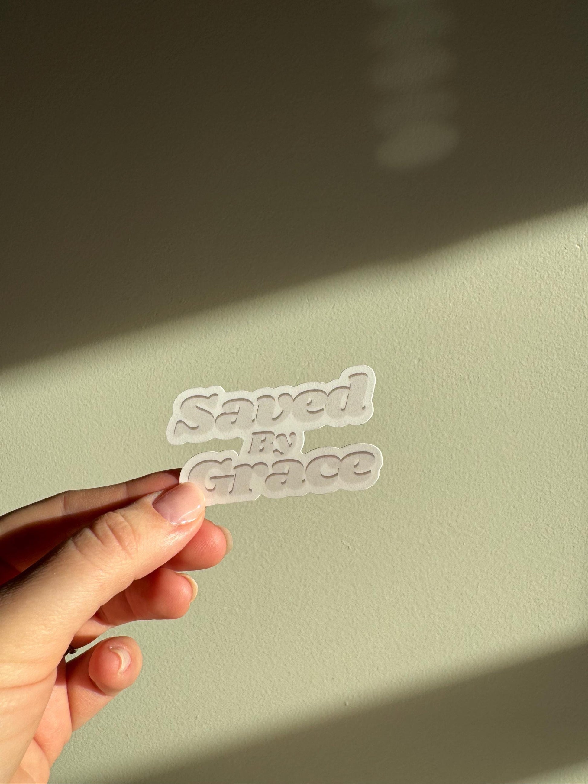 Saved by Grace - Sticker