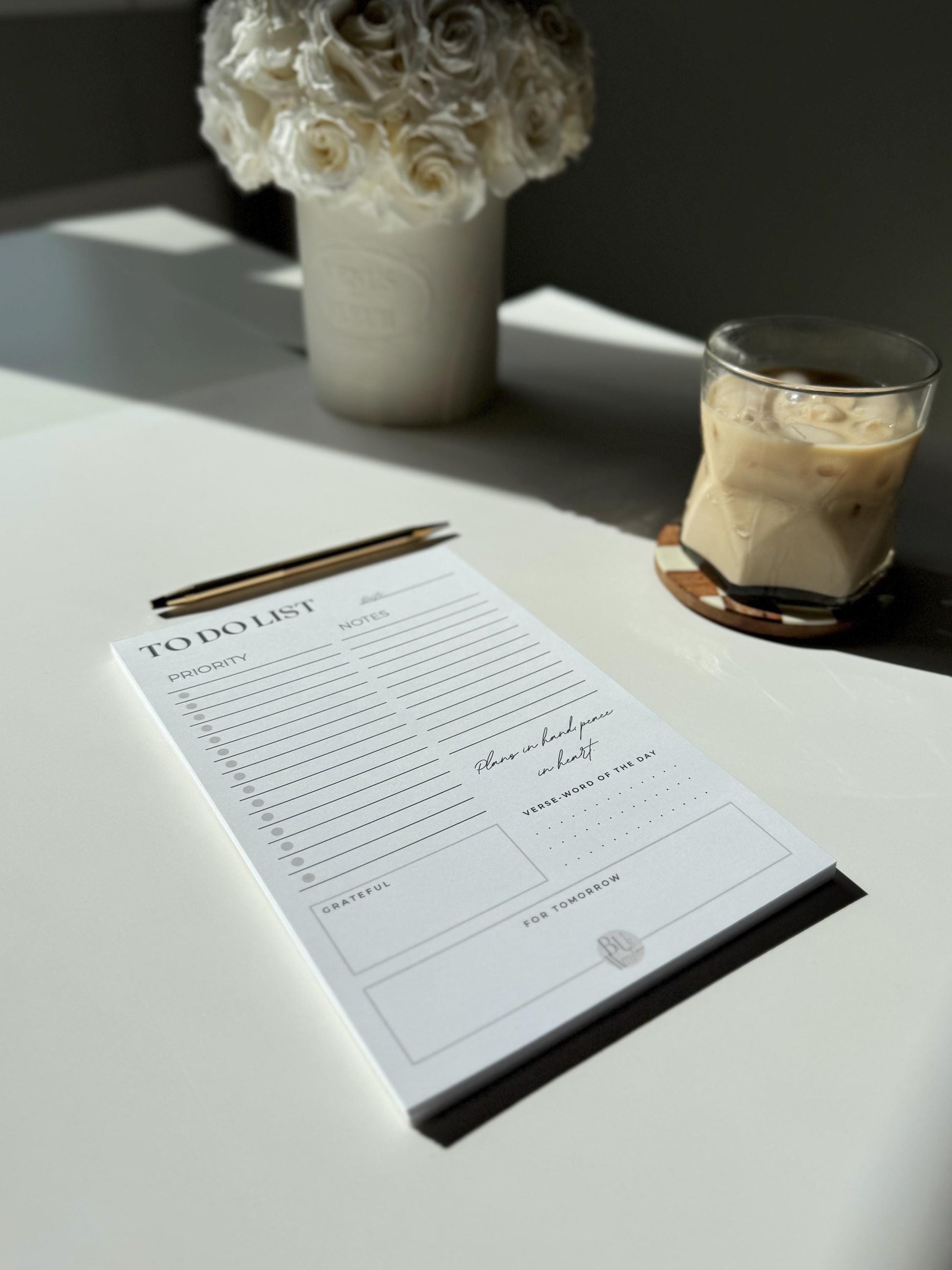 Intentional Living Daily Planner Notepad | A5 Tear-Off To-Do
