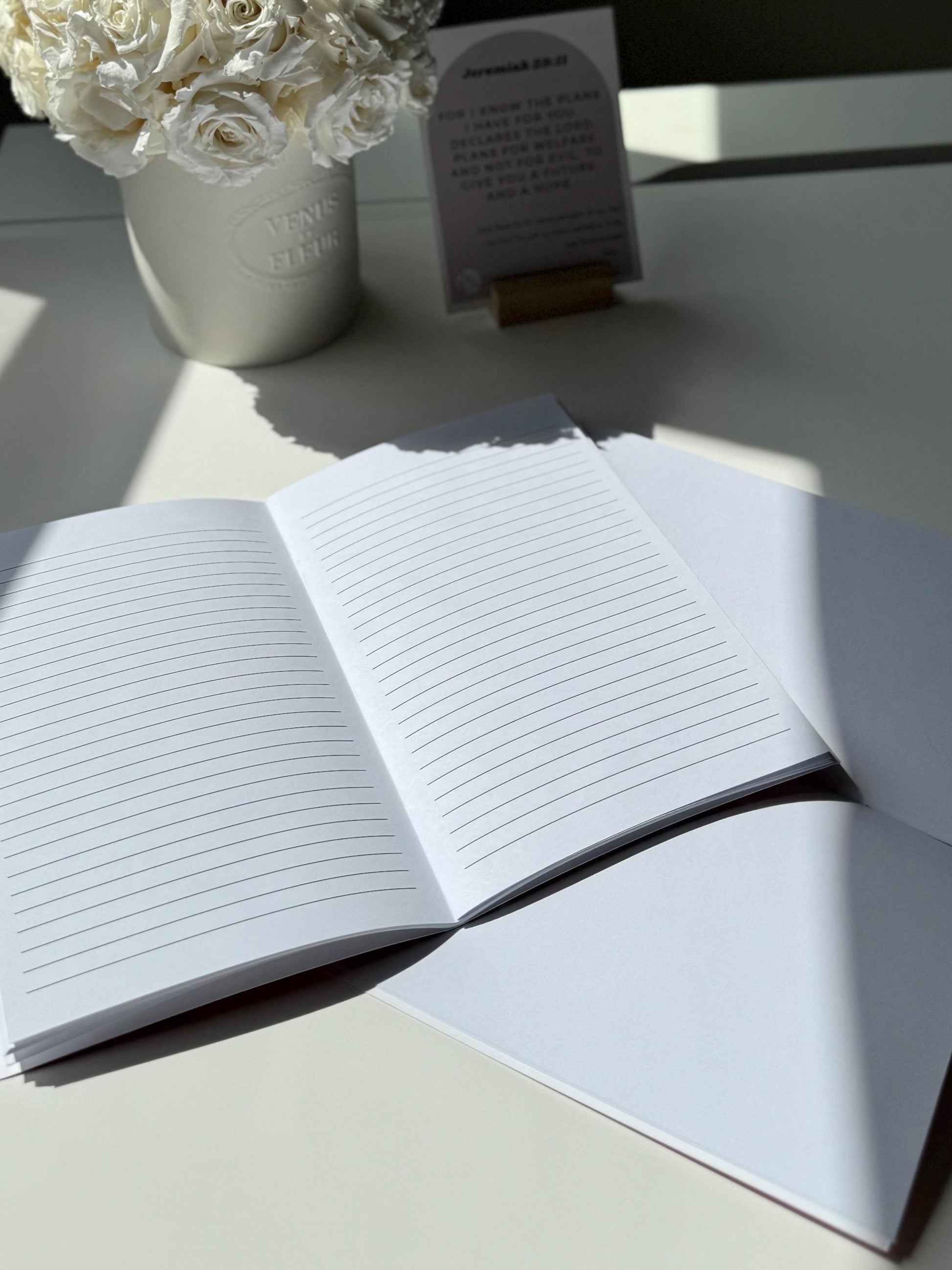 Pinks Striped Notebook & Sketchbook