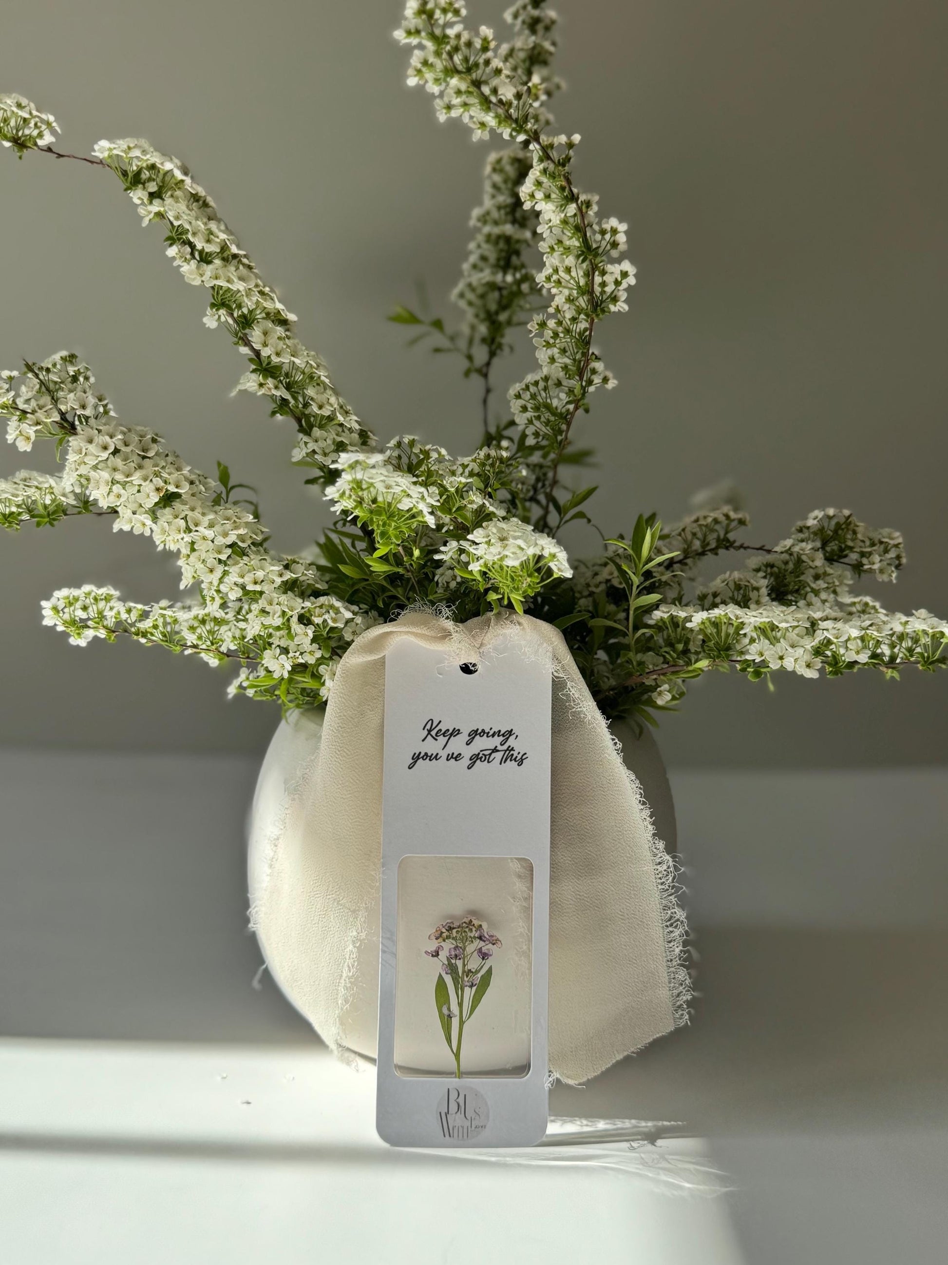 Pressed Flower Bookmark – Personalized Gift