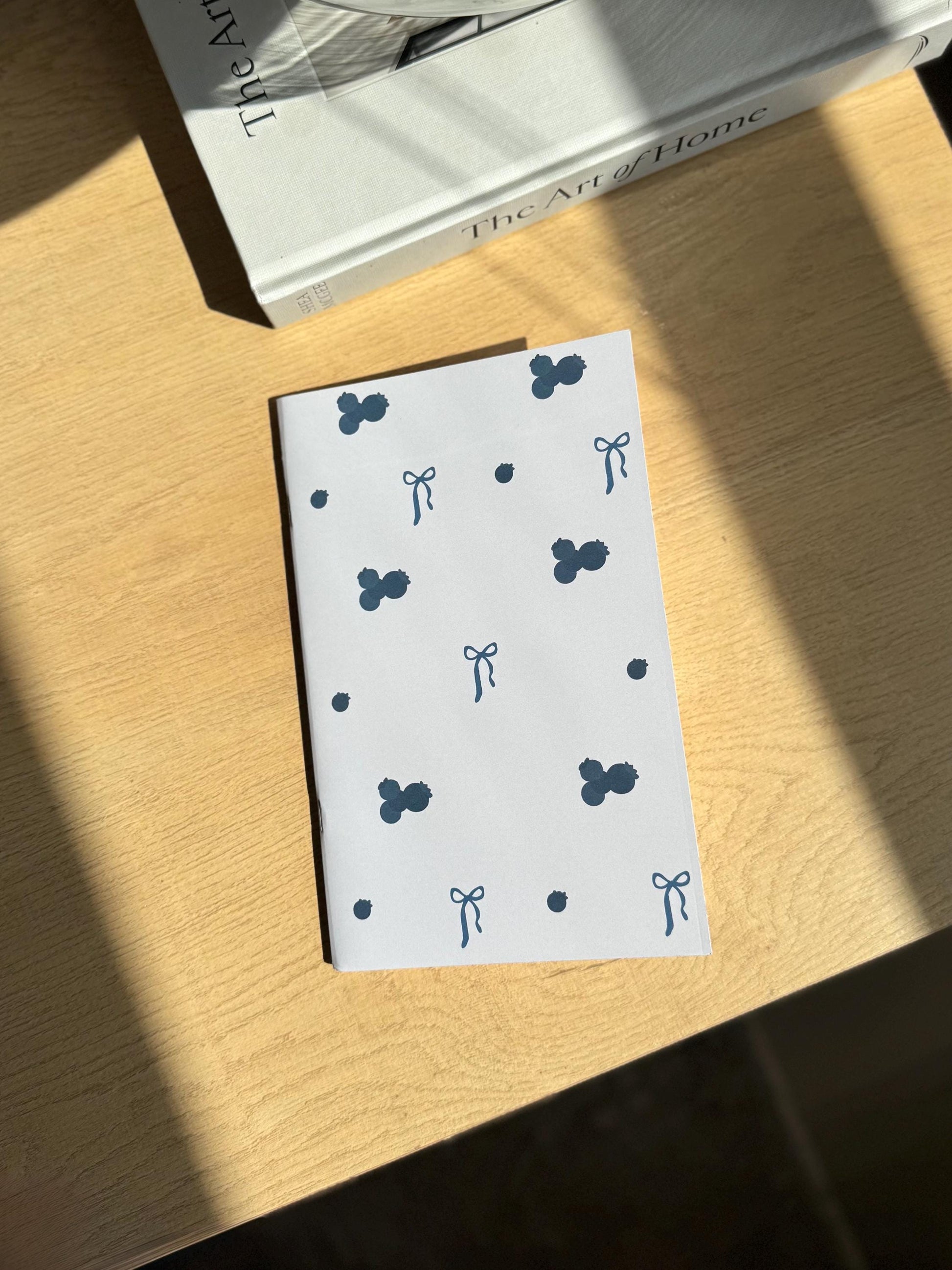 A5 Blueberry Bow Fruit Sketchbook