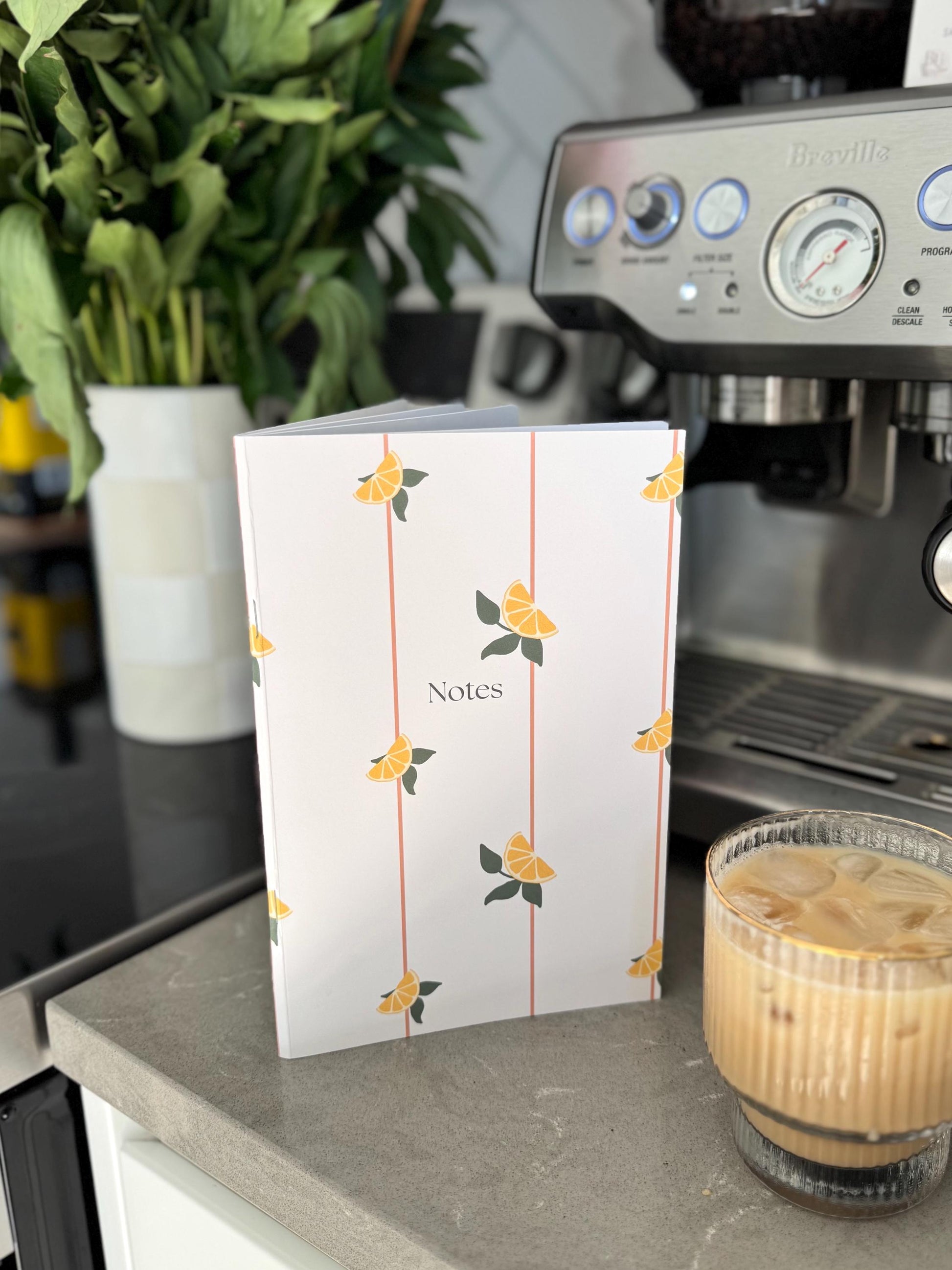 Lemon - Lined A5 Notebook