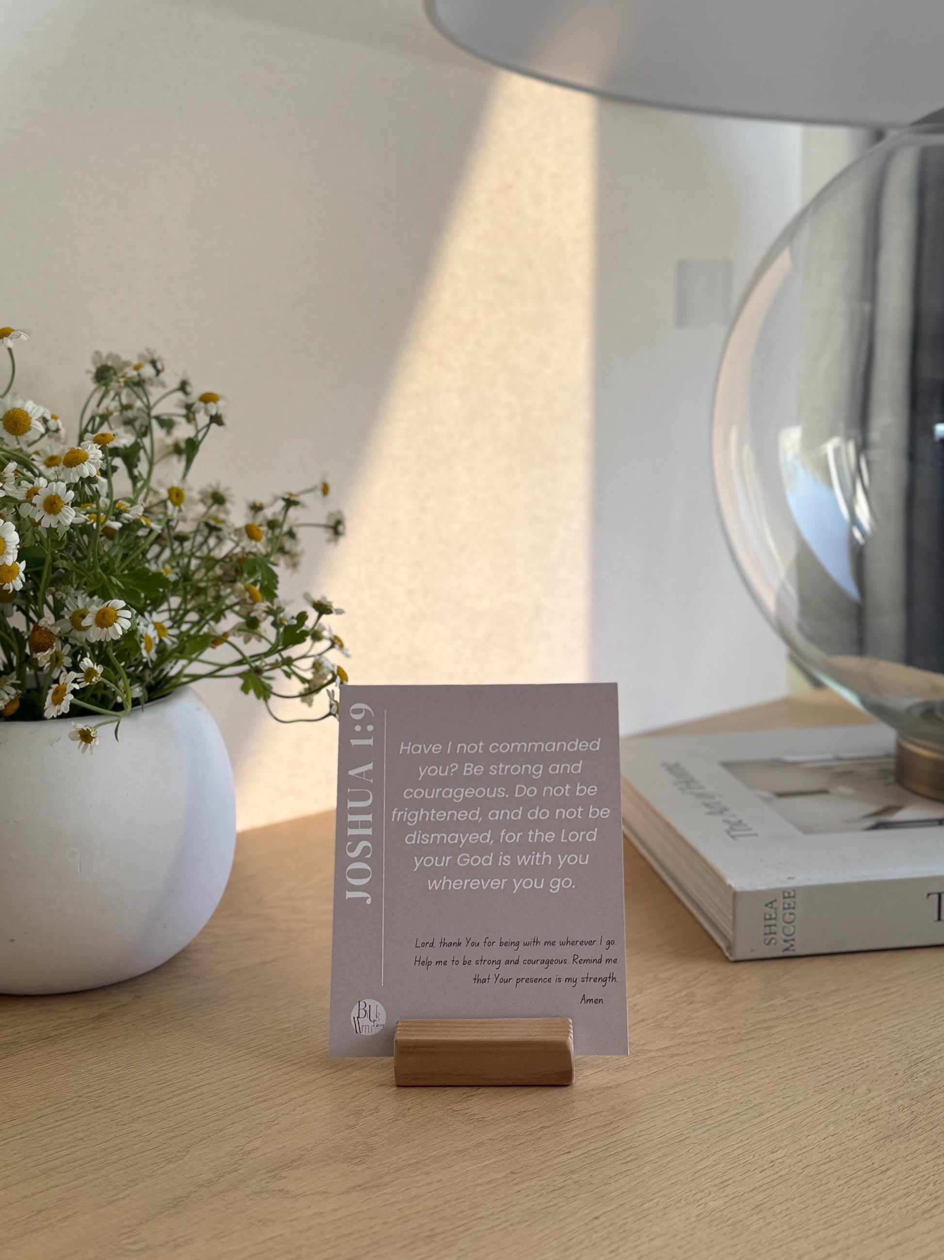Bible Verse Cards – 12 Neutral Scripture Memory Cards with Prayer