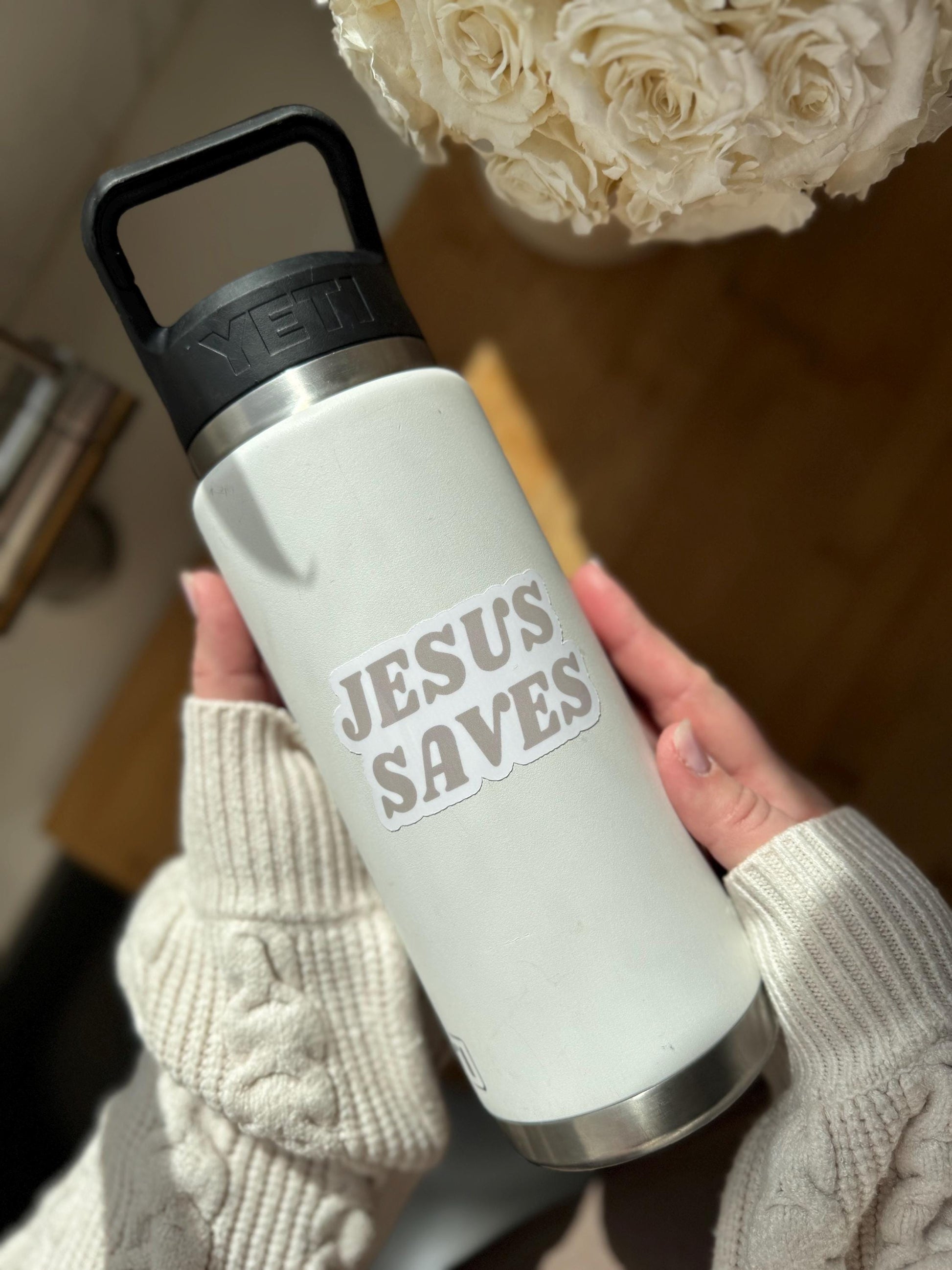 Jesus Saves - Sticker