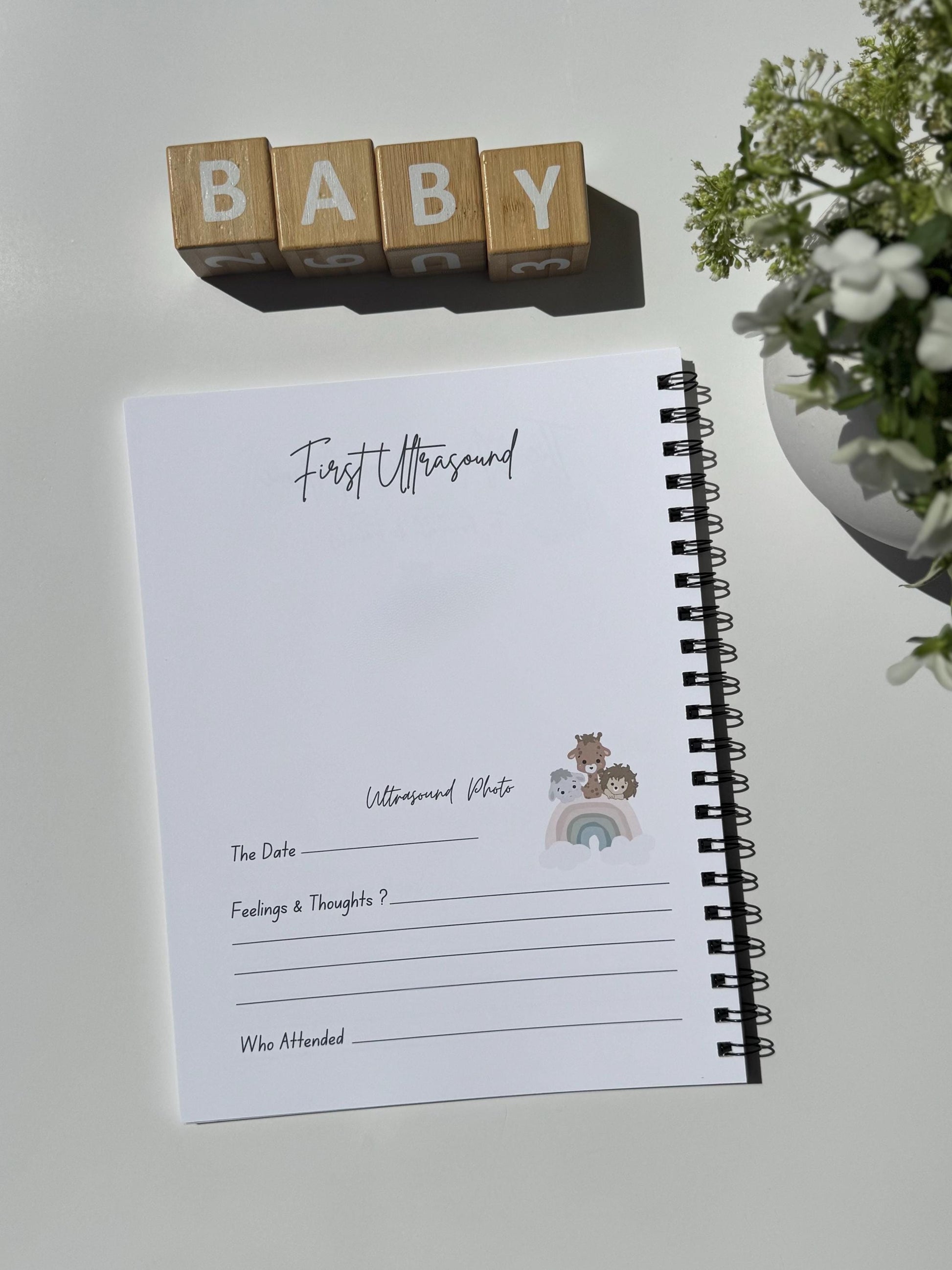 Giraffe Rainbow - Pregnancy Journal
