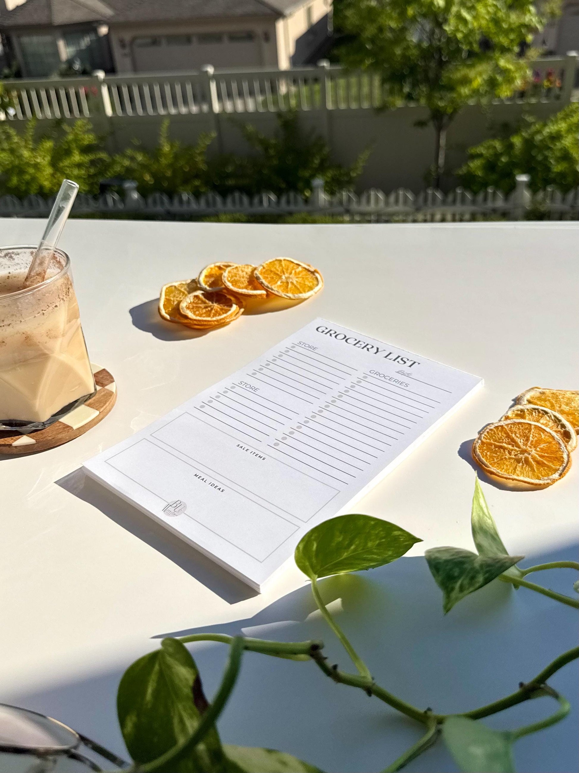 Simplify Your Shopping | A5 Grocery List Tear-Off Pad