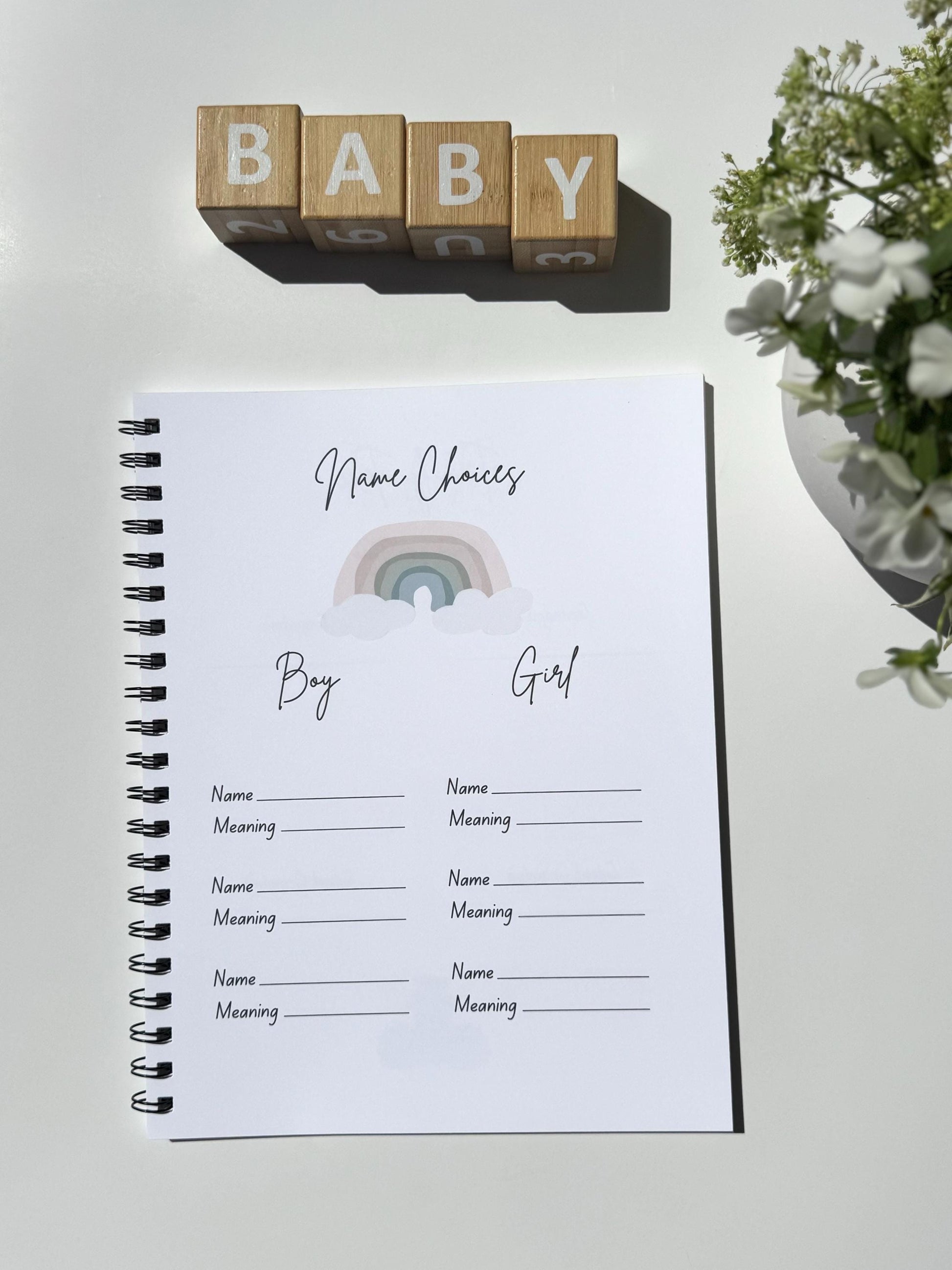 Giraffe Rainbow - Pregnancy Journal
