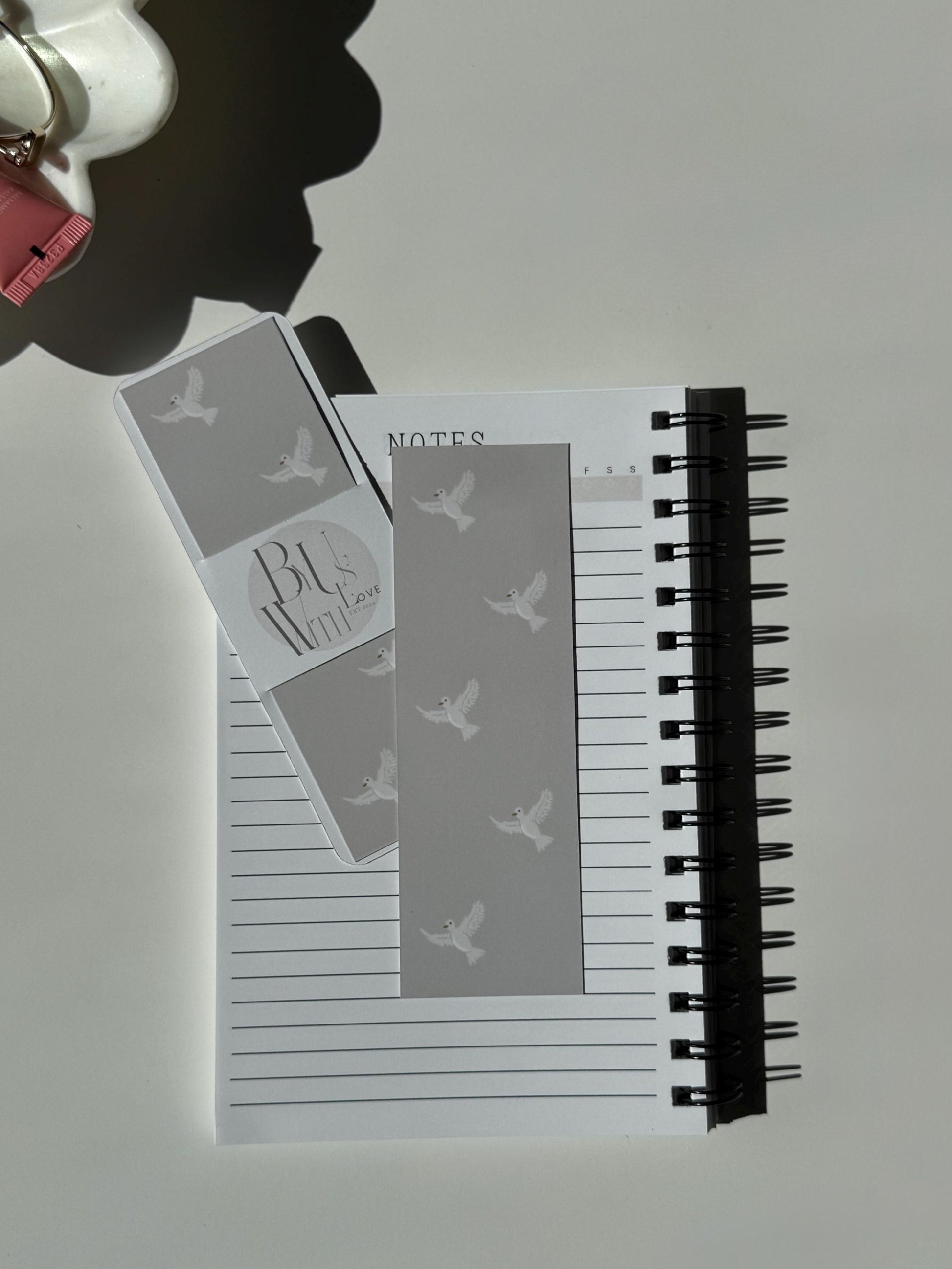 Neutral Dove Bookmark