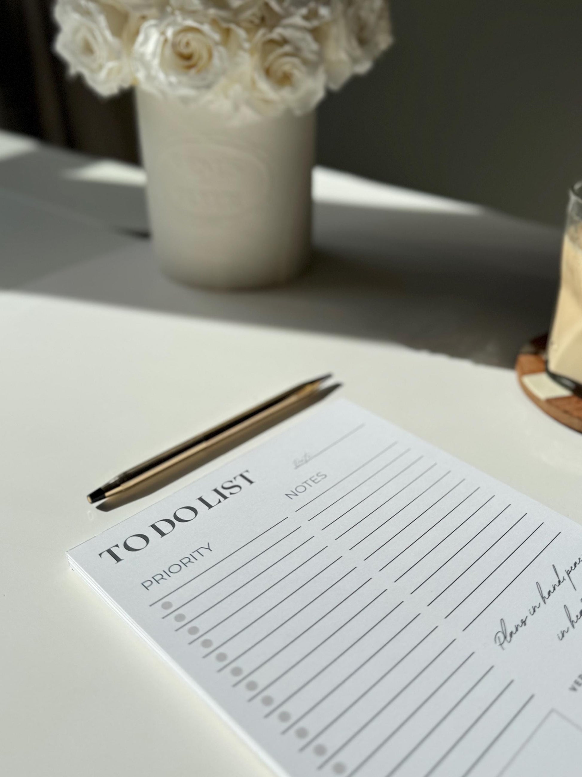 Intentional Living Daily Planner Notepad | A5 Tear-Off To-Do